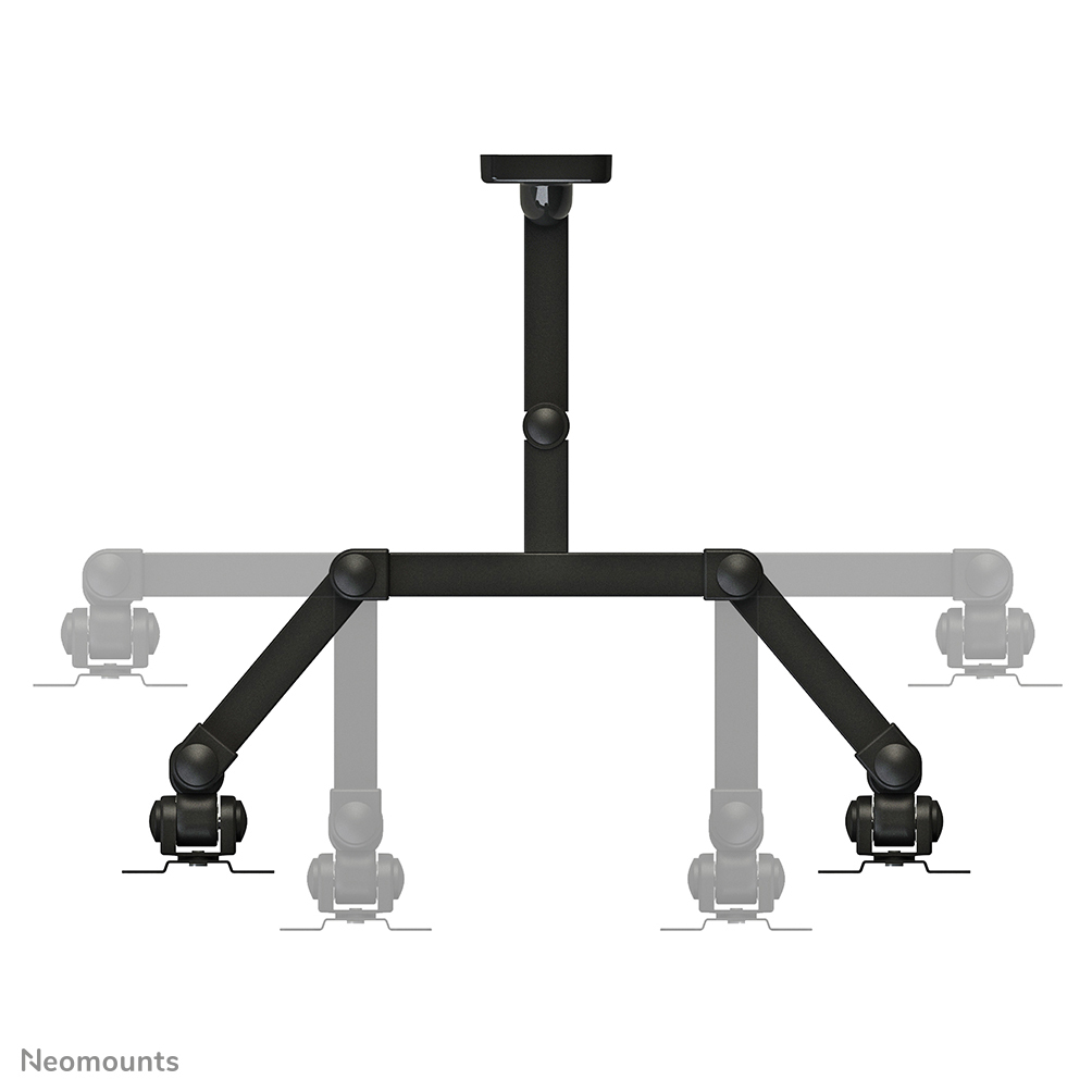 Neomounts TV/Monitor-Wandhalterung - 6 kg - 25,4 cm (10") - 68,6 cm (27") - 75 x 75 mm - 100 x 100 mm - Schwarz