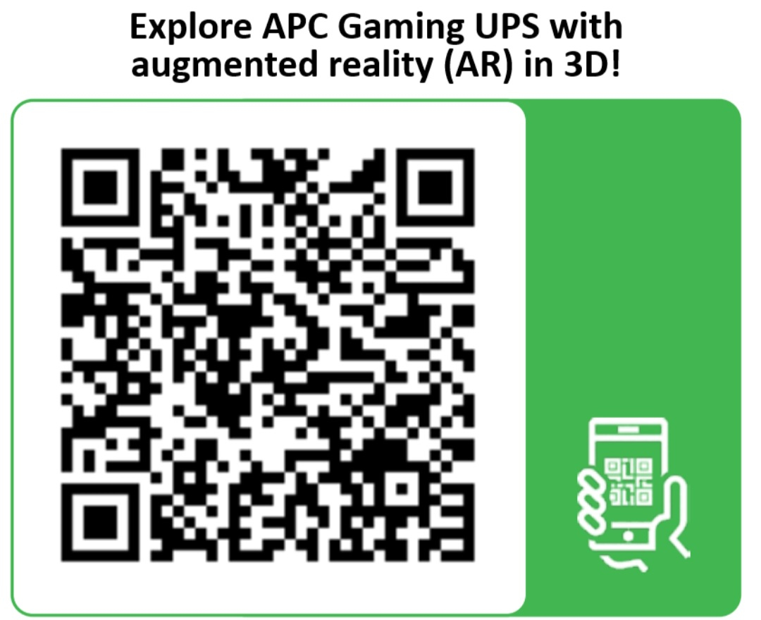 APC Back-UPS Pro 2200VA for Gaming, 230V, Pure Sinewave, LCD, Black, UK