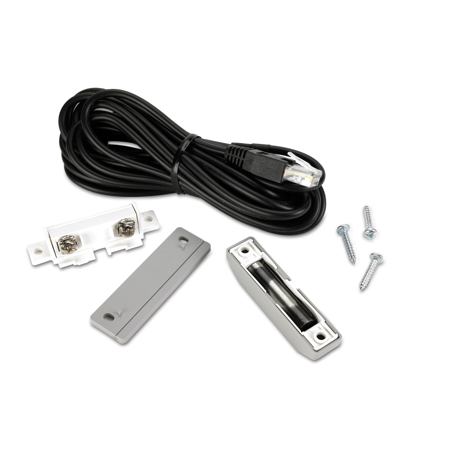 kabelloser Kabelausschnitt?, Netzwerk-Kabel, RJ45, LED-Lichtschalter, Schraubenset