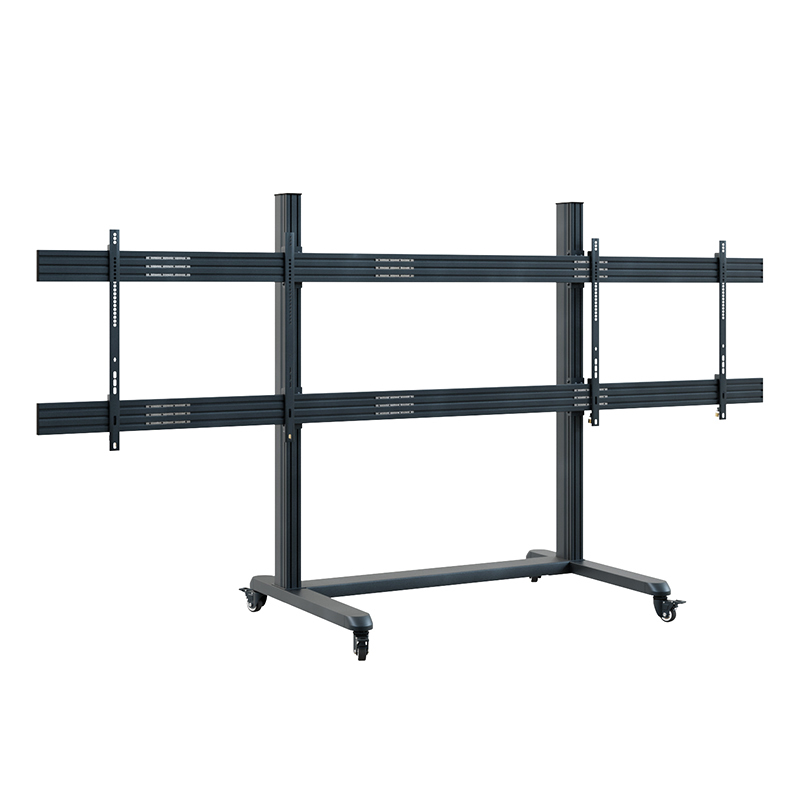 HAGOR CPS Mobile Stand 2 x 75"-86" Ablage, Zaun