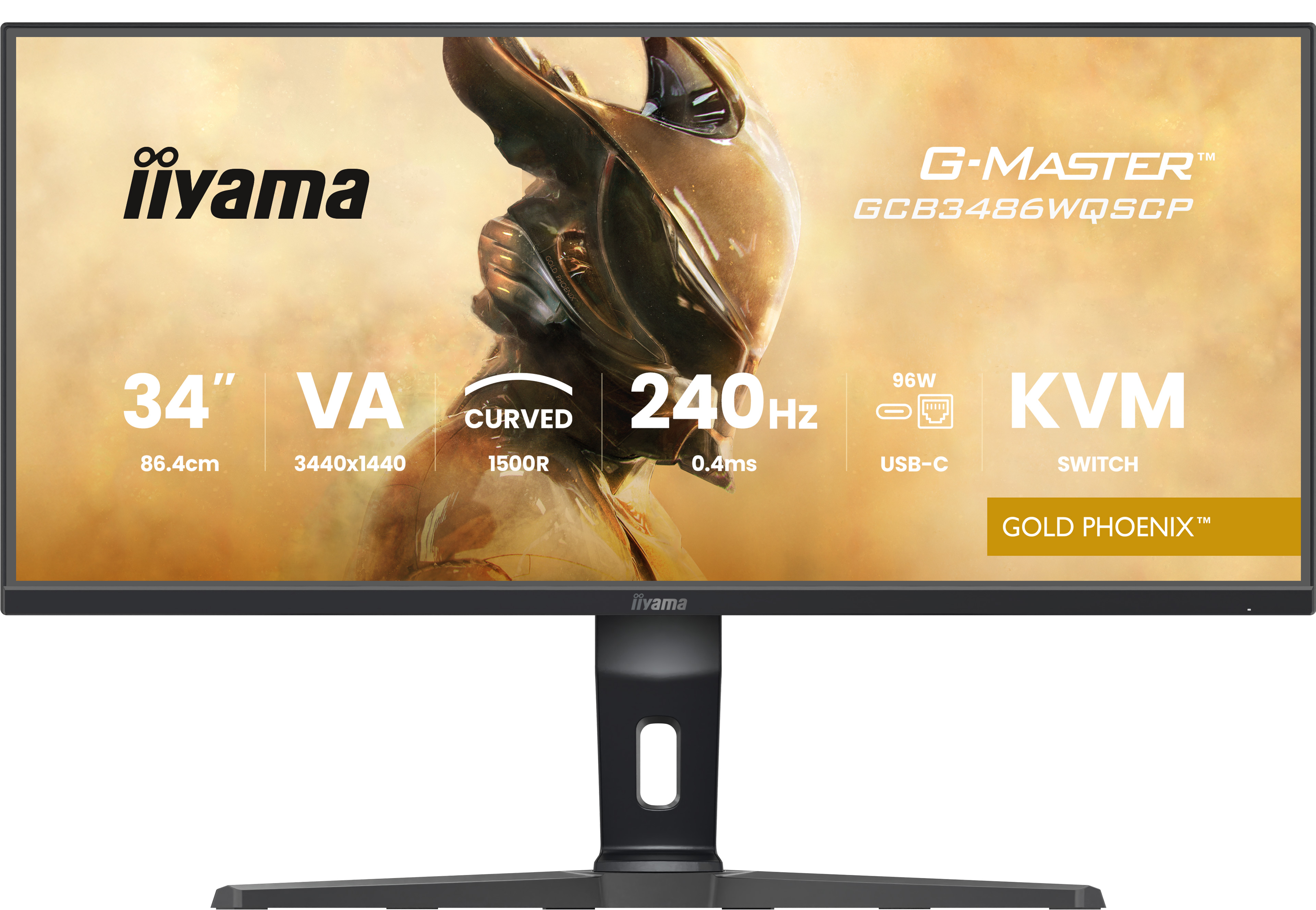 IIYAMA Monitor GCB3486WQSCP-B1 Computerausrüstung, Überwachen, Bildschirm, FERNSEHER
