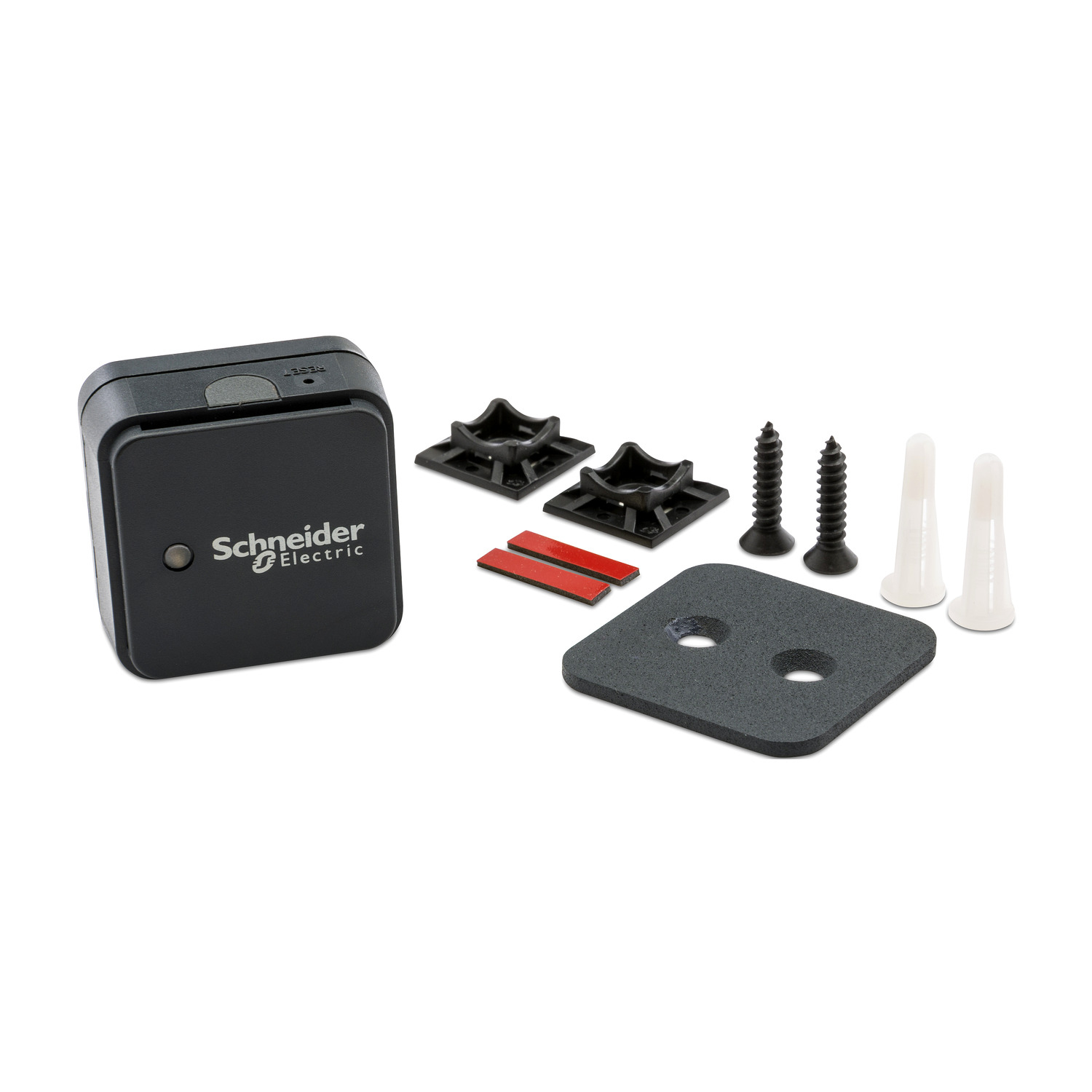 Schneider Electric, Momentary schalter, Elektrik-Set, Montageplatte, Schrauben-Set