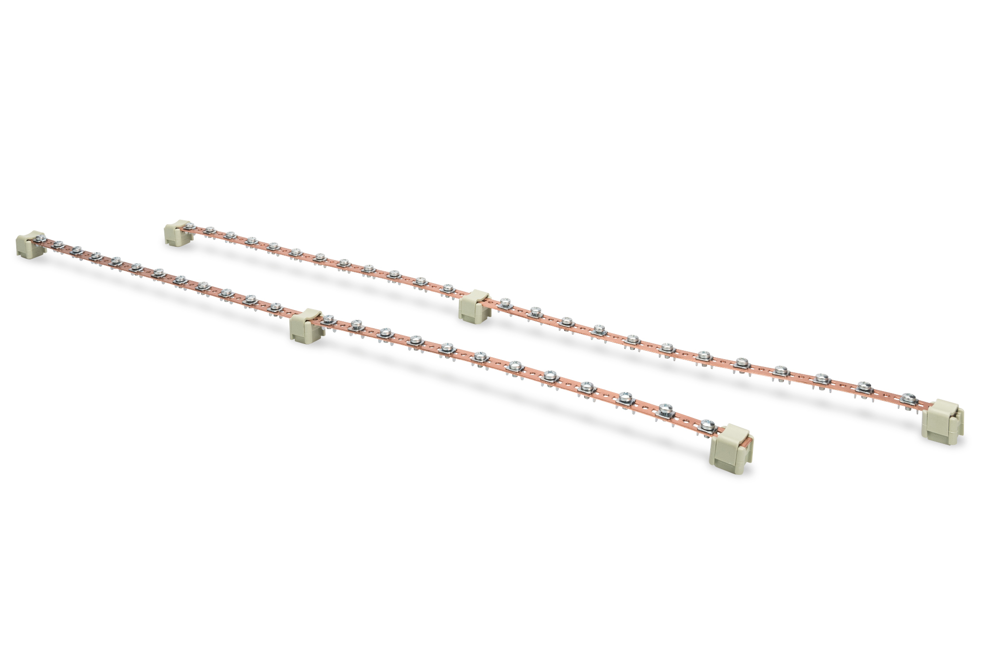 Lichtschiene, Kupferfarbene Schiene, Montageschiene, Elektrische Kontaktleiste, Schienenmodul