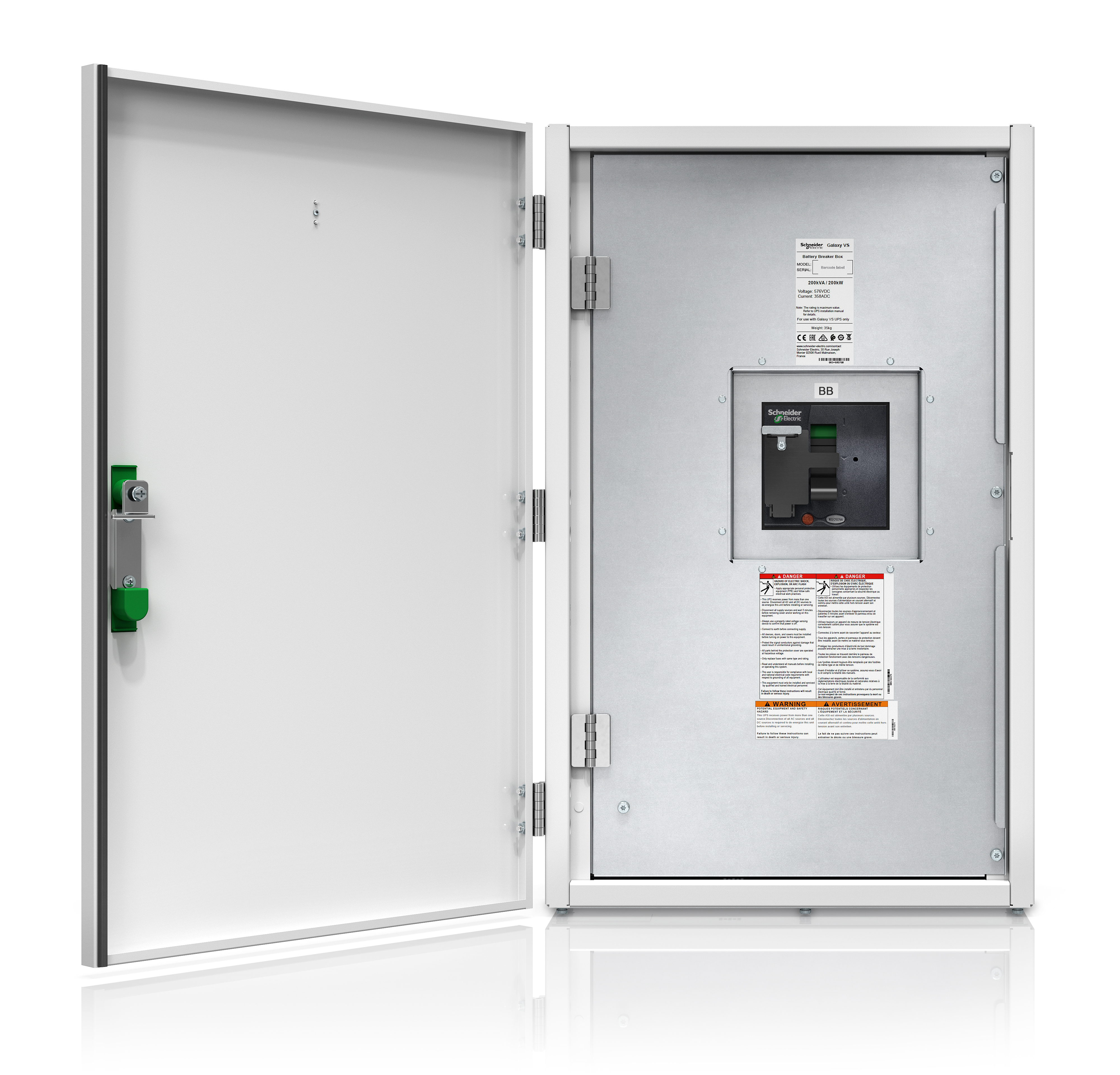 APC GVSBBB100K200H - Galaxy VS Battery Breaker Box 100-200kW 400V