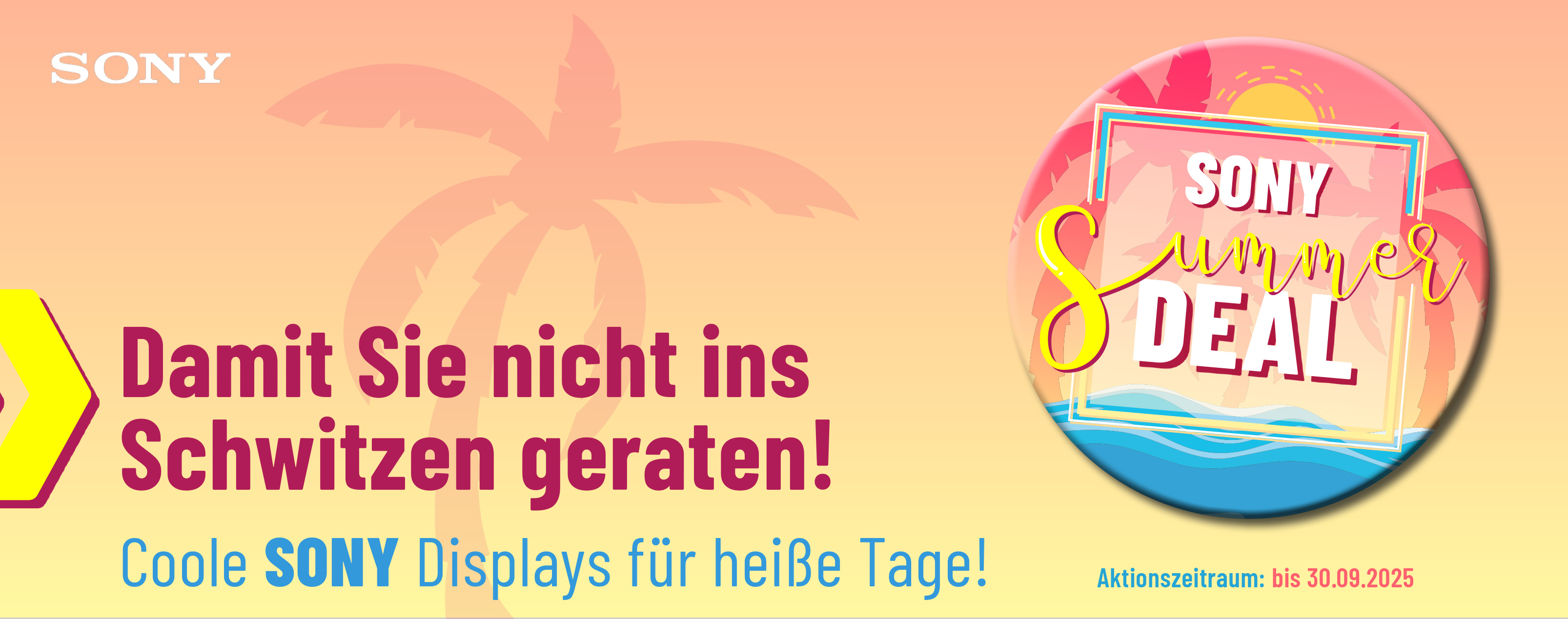 Werbung, Sommer, Plakat