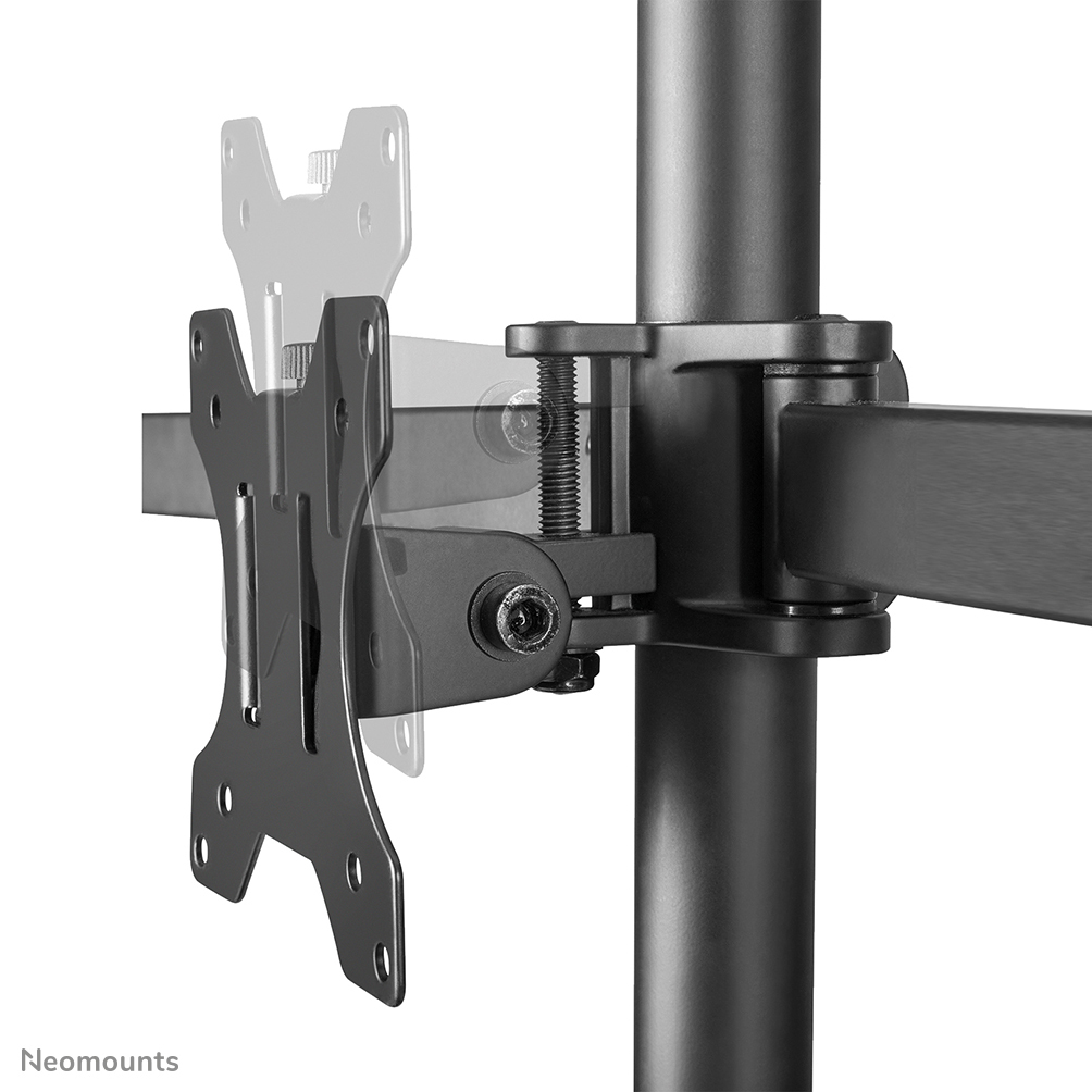 Neomounts Monitor-Tischhalterung - Freistehend - 6 kg - 33 cm (13") - 68,6 cm (27") - 100 x 100 mm - Schwarz