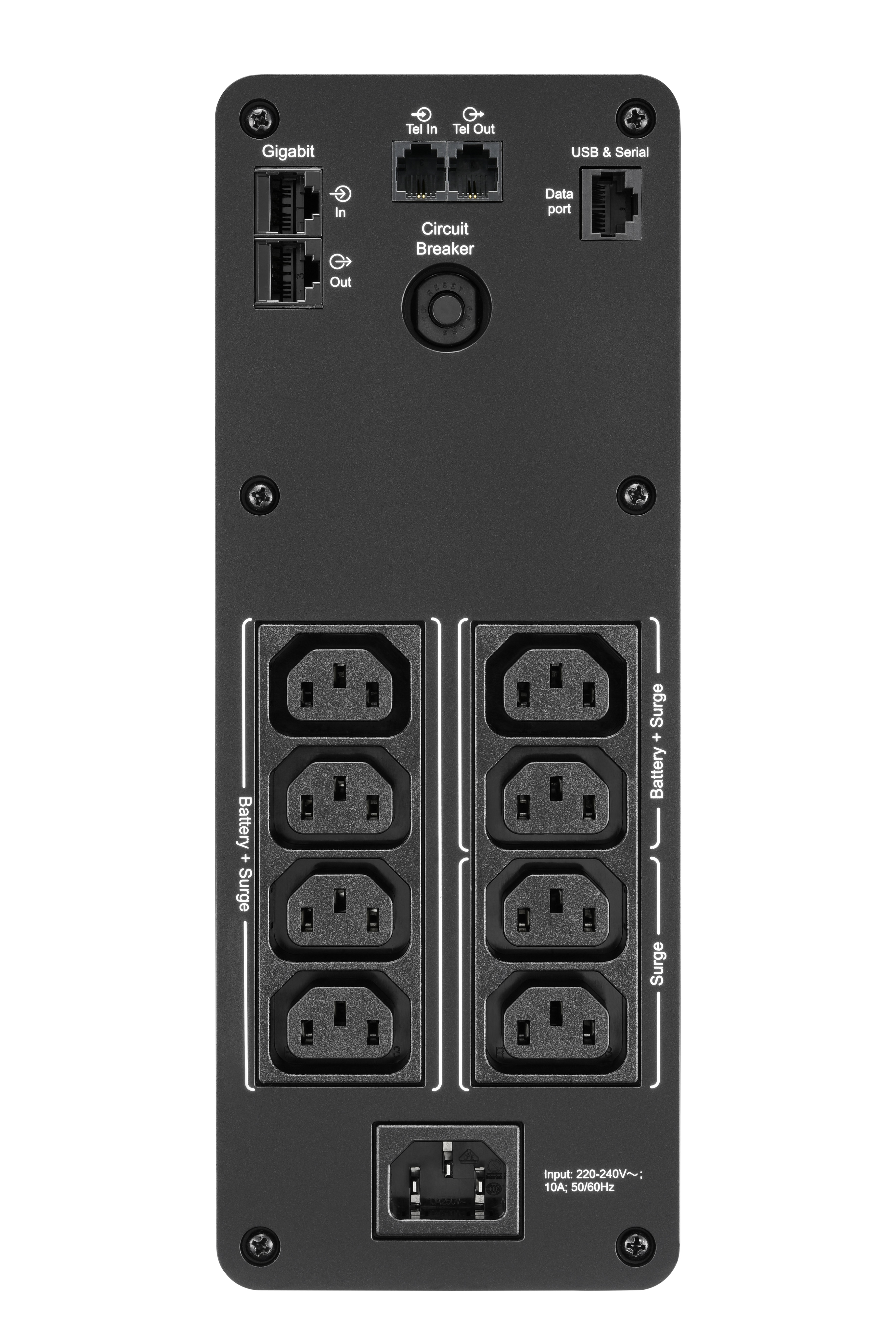 APC BR1200SI - Back UPS Pro BR 1200VA, Sinewave,8 Outlets, AVR, LCD interface