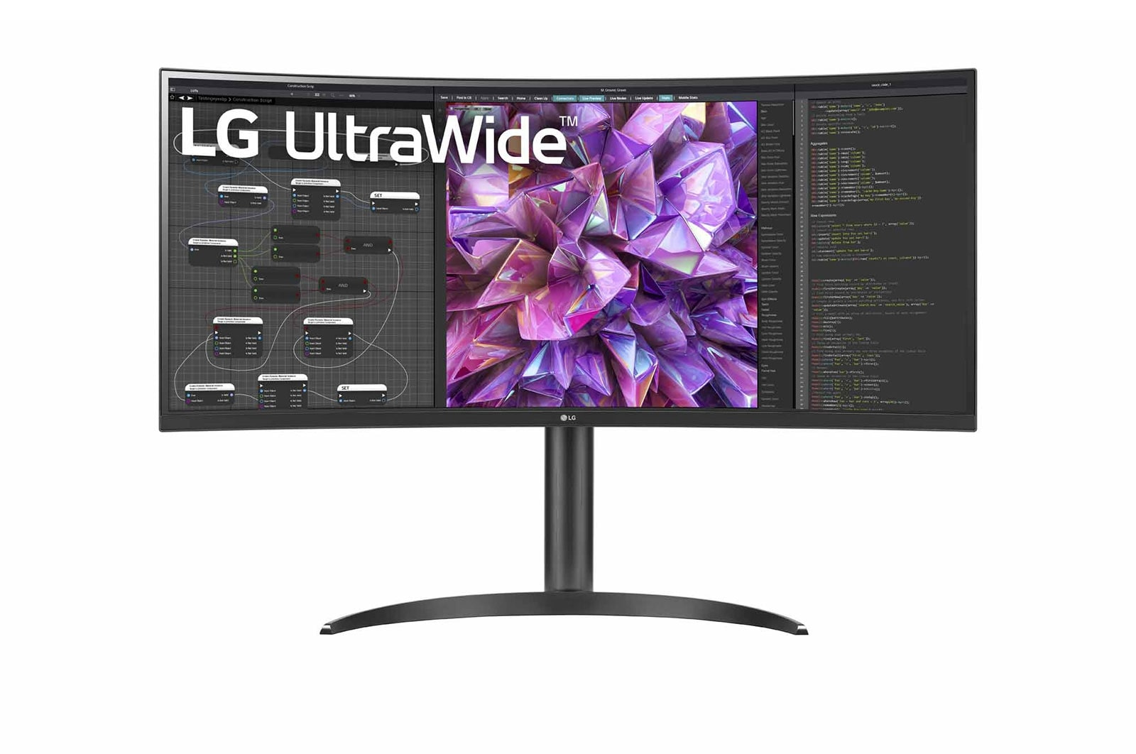 LG Monitor 34" 34WQ75X-B UltraWide Curved QHD HDMI USB DP IPS 21:9 b Computerausrüstung, Überwachen, Bildschirm, FERNSEHER