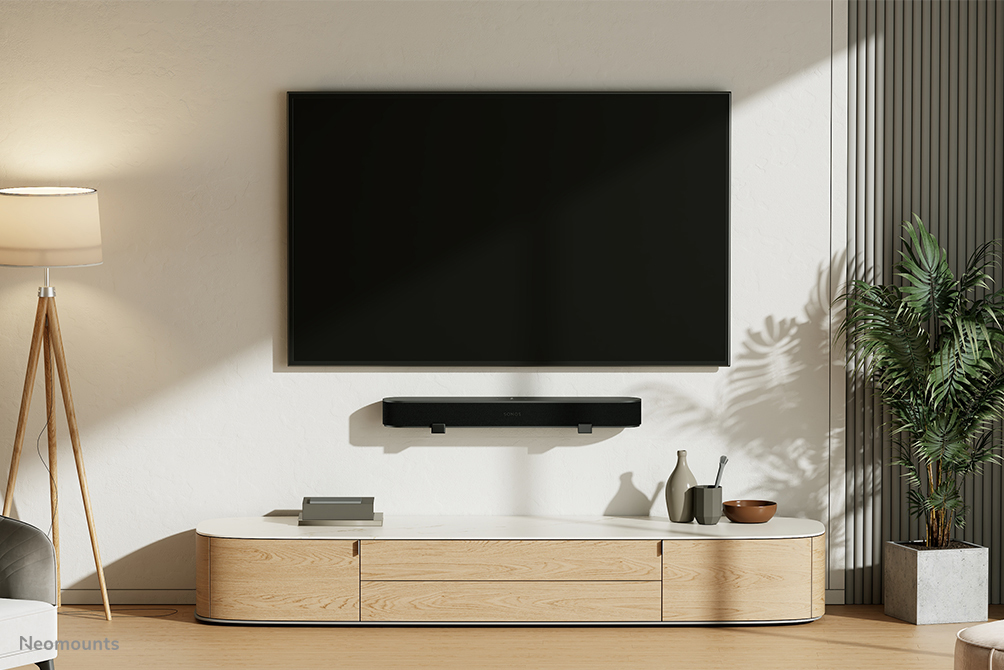 Neomounts Videobar-/Soundbar-/Lautsprecher-Halterung - 15 kg - Schwarz - China - 78,5 mm - 51 mm - 166 mm