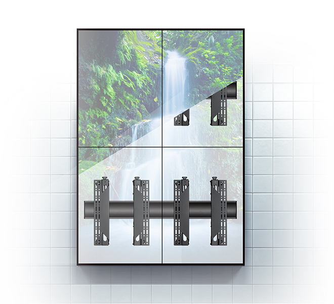 B-TECH SystemX Horizonzal Leiste 1,50m BT8390-150/B  black