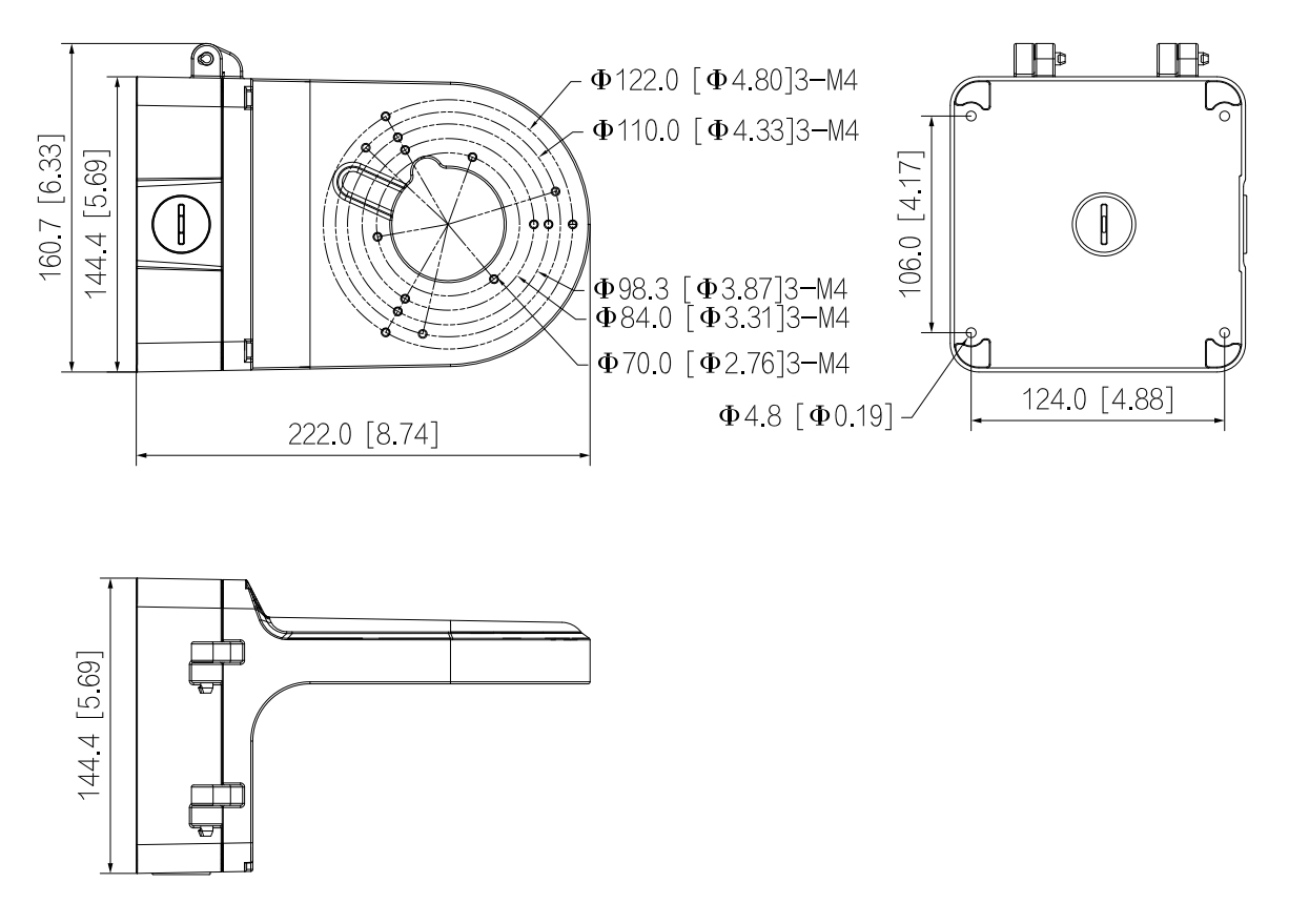 Dahua CCTV Camera mount, DH-PFB206W, Wall Mount Bracket
