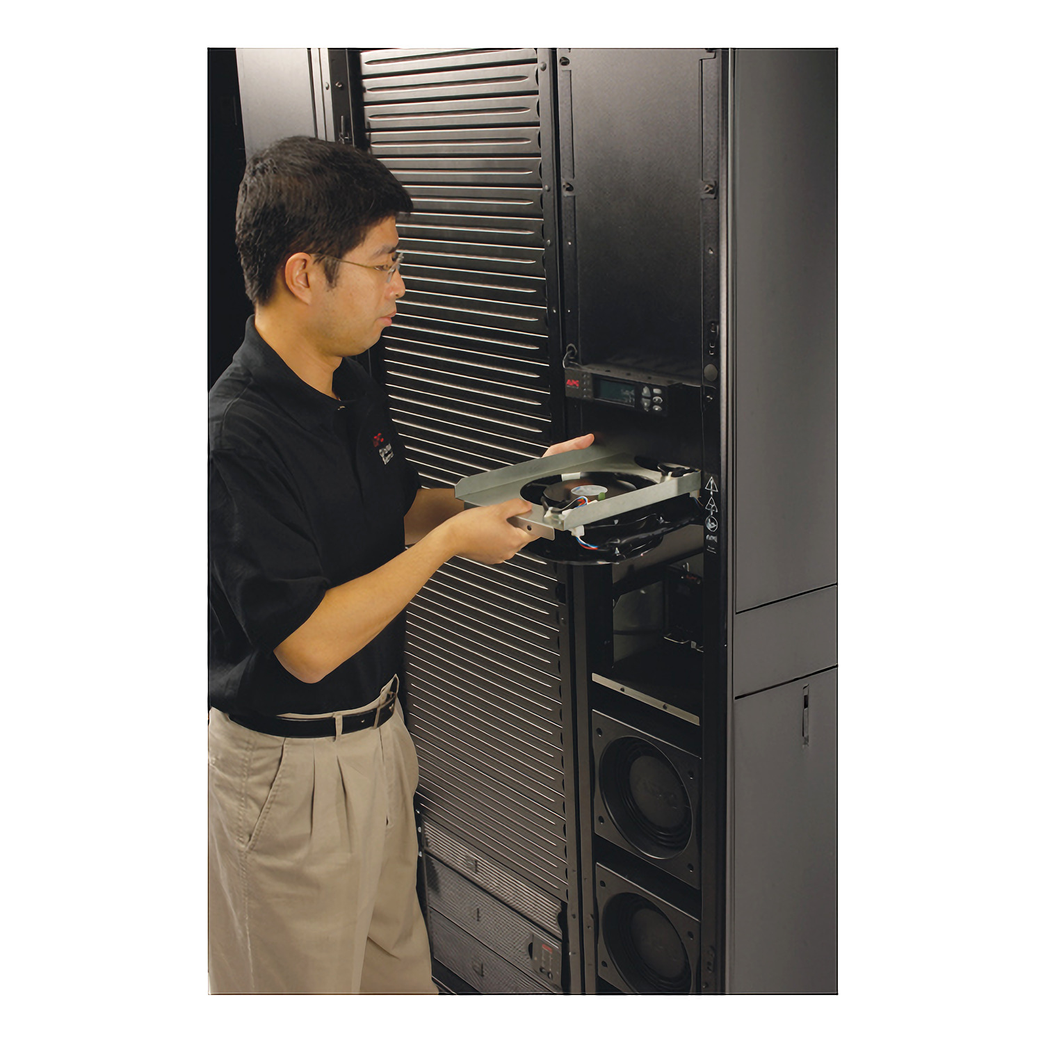 Server rack, Datenzentrum, Festplattenlaufwerk, Hot-Swap, Techniker