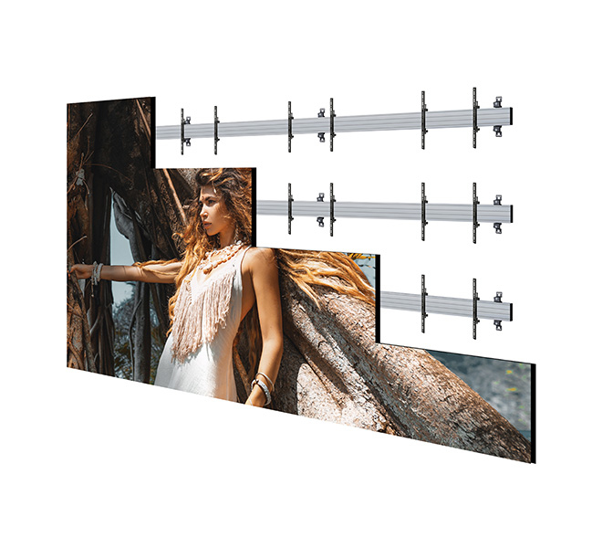 B-TECH SYSTEM X - 217 inch LG LSAC LED Bloc Ultimate Videowall Display BT9340-LG-LSAC-4X4/B B-TECH SYSTEM X - 217 inch LG LSAC LED Bloc Ultimate Videowall Display BT9340-LG-LSAC-4X4/B