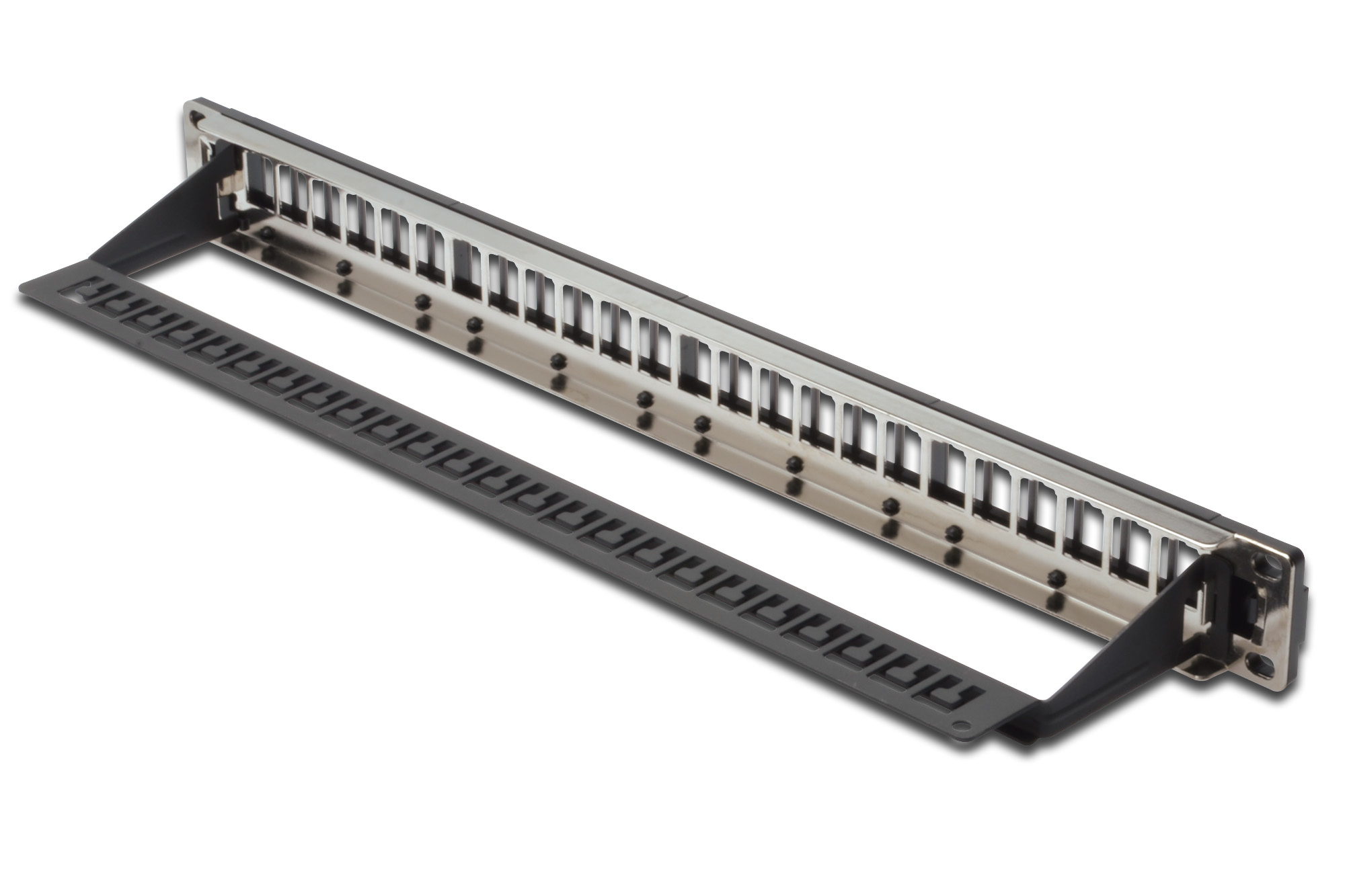 DIGITUS DN-91411-LF Modulares Patchpanel für Keystone Jacks 1HE - unbestückt DIGITUS DN-91411-LF Modulares Patchpanel für Keystone Jacks 1HE - unbestückt