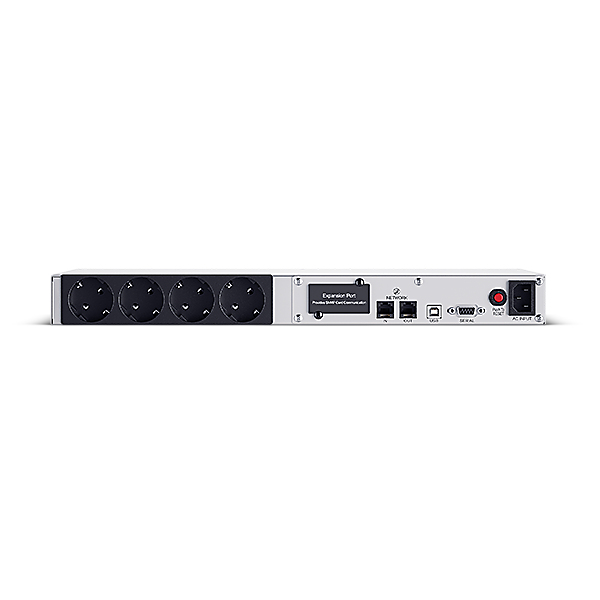 CYBERPOWER OR650ERM1UGR OR650ERM1U Line Interactive 650VA/360W, Rackmount 1HE, LCD