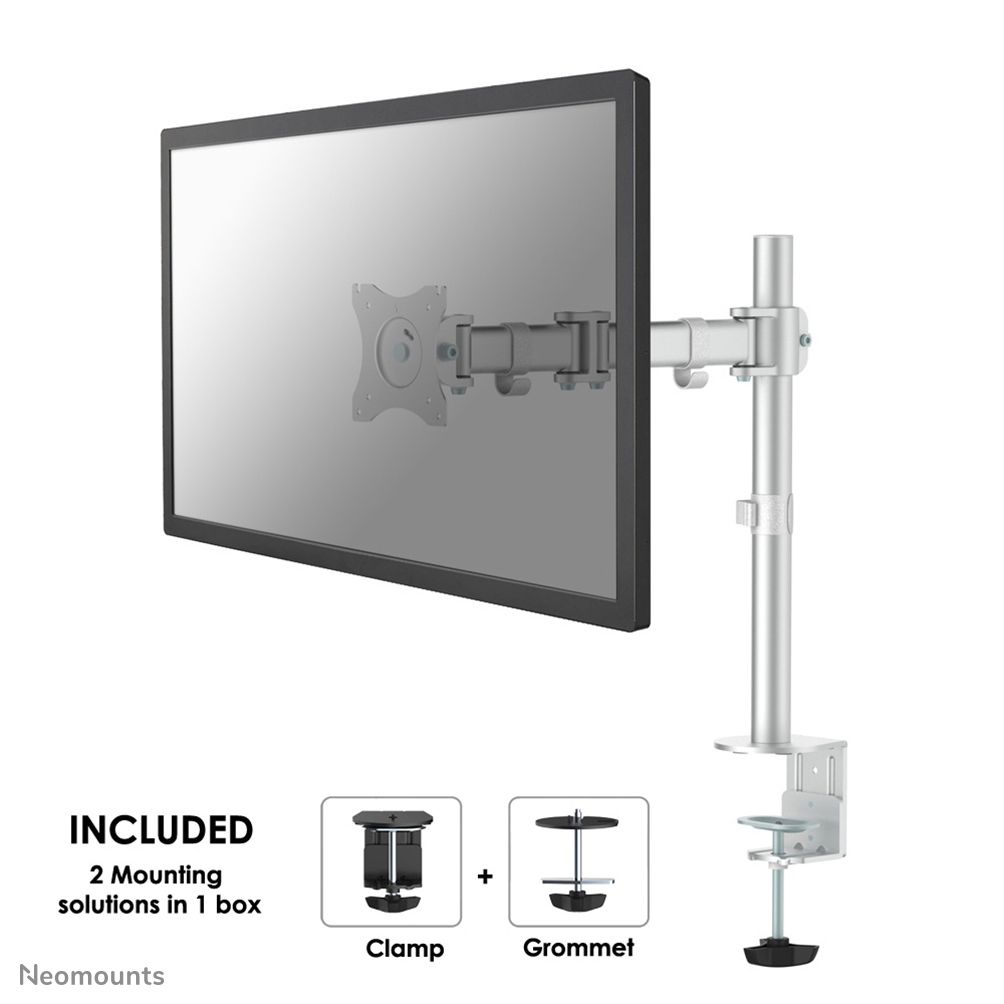 Neomounts NM-D135SILVER Monitorarm 10-30" Neomounts NM-D135SILVER Monitorarm 10-30"