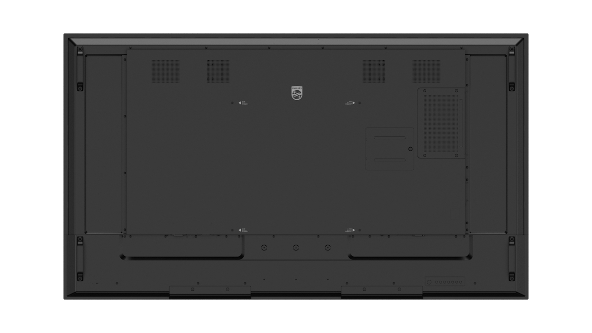 Fernseher, LED-TV, Schwarz, Rückseite, Verschraubt