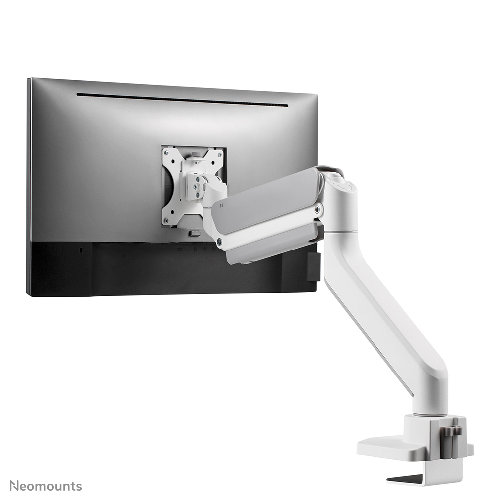 Neomounts Monitor-Tischhalterung - Klemme /Bolzen - 15 kg - 43,2 cm (17 Zoll) - 106,7 cm (42 Zoll) - 100 x 100 mm - Weiß