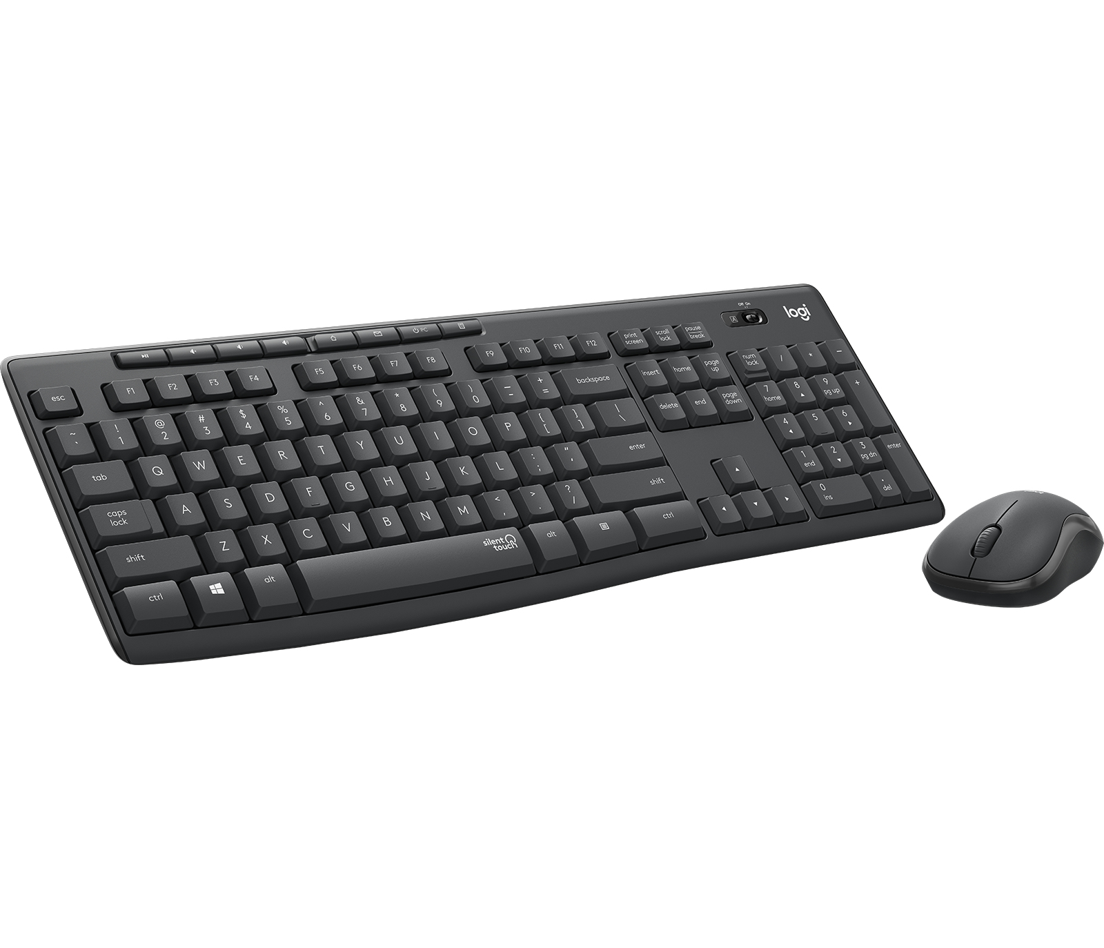 Logitech Tastatur-Maus-Set MK295, schwarz