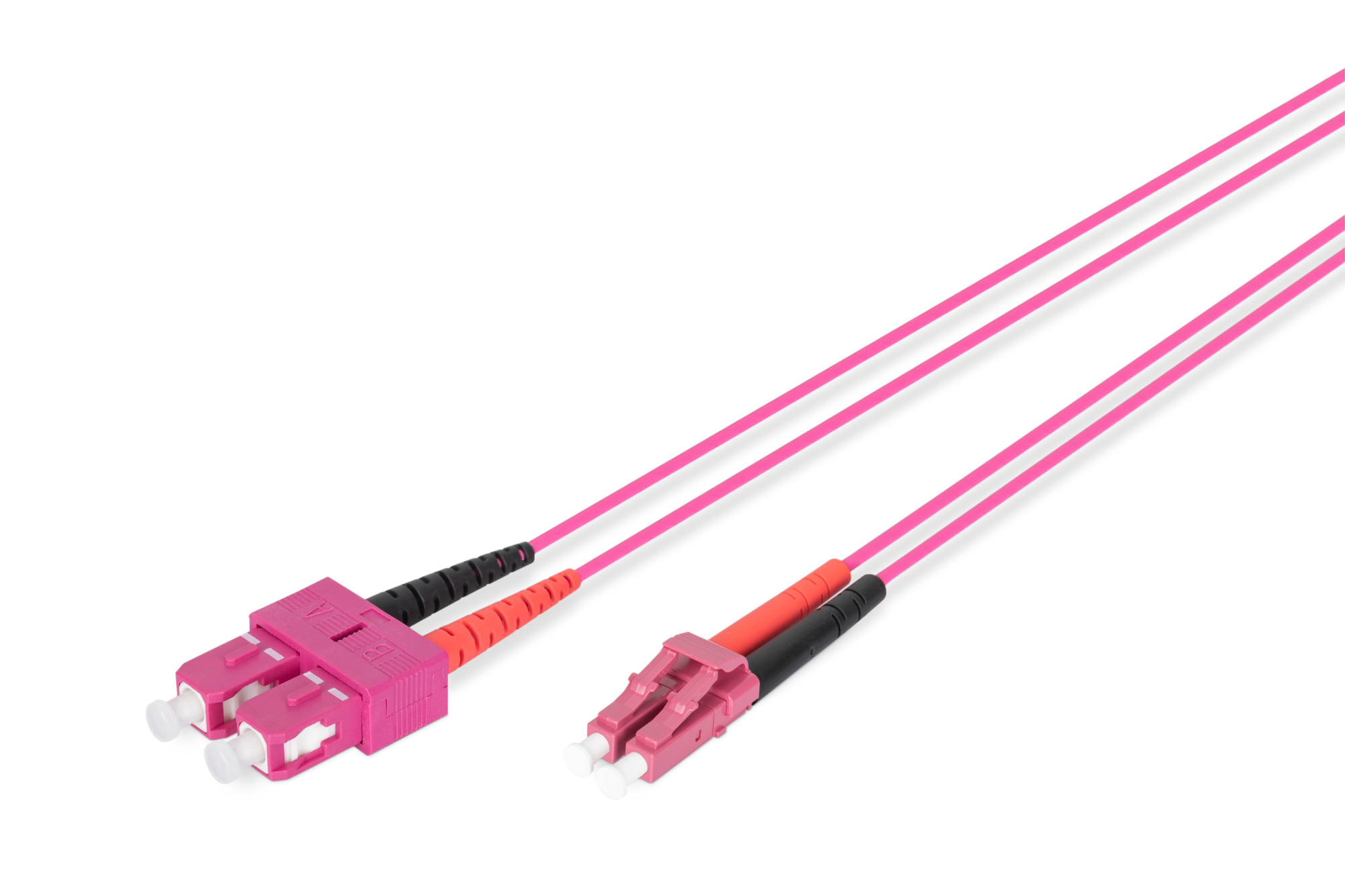 DIGITUS DK-2532-01-4 LWL Multimode Patchkabel, OM4, LC / SC Kabel