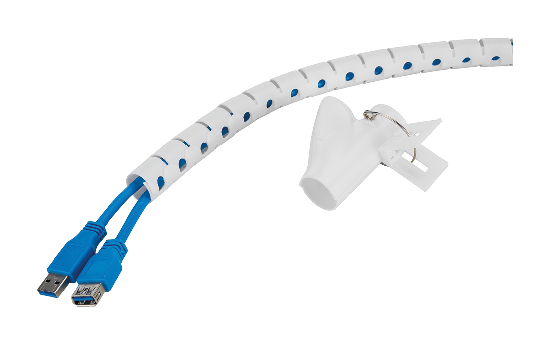Neomounts Z Kabelspirale Ø20 mm ADS06-141WH Adapter, Elektronik, Kabel