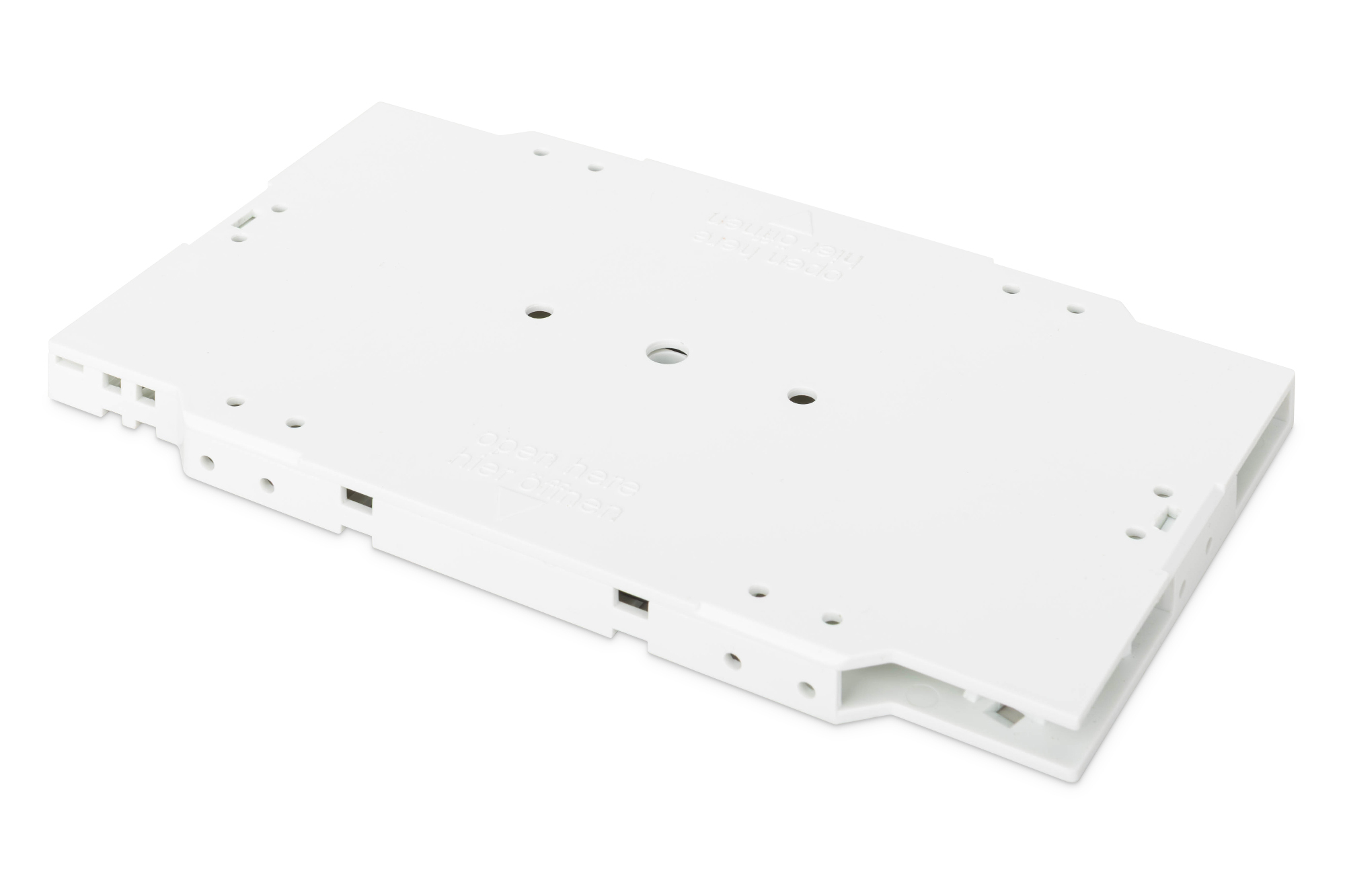 weiß, Kunststoff, elektronisches Bauteil, rechteckig, Schlitzmodul