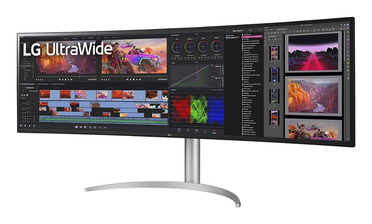 LG Monitor 49" 49BQ95C-W UltraWide QHD Curved HDMI DP USB IPS 32:9 s LG Monitor 49" 49BQ95C-W UltraWide QHD Curved HDMI DP USB IPS 32:9 s