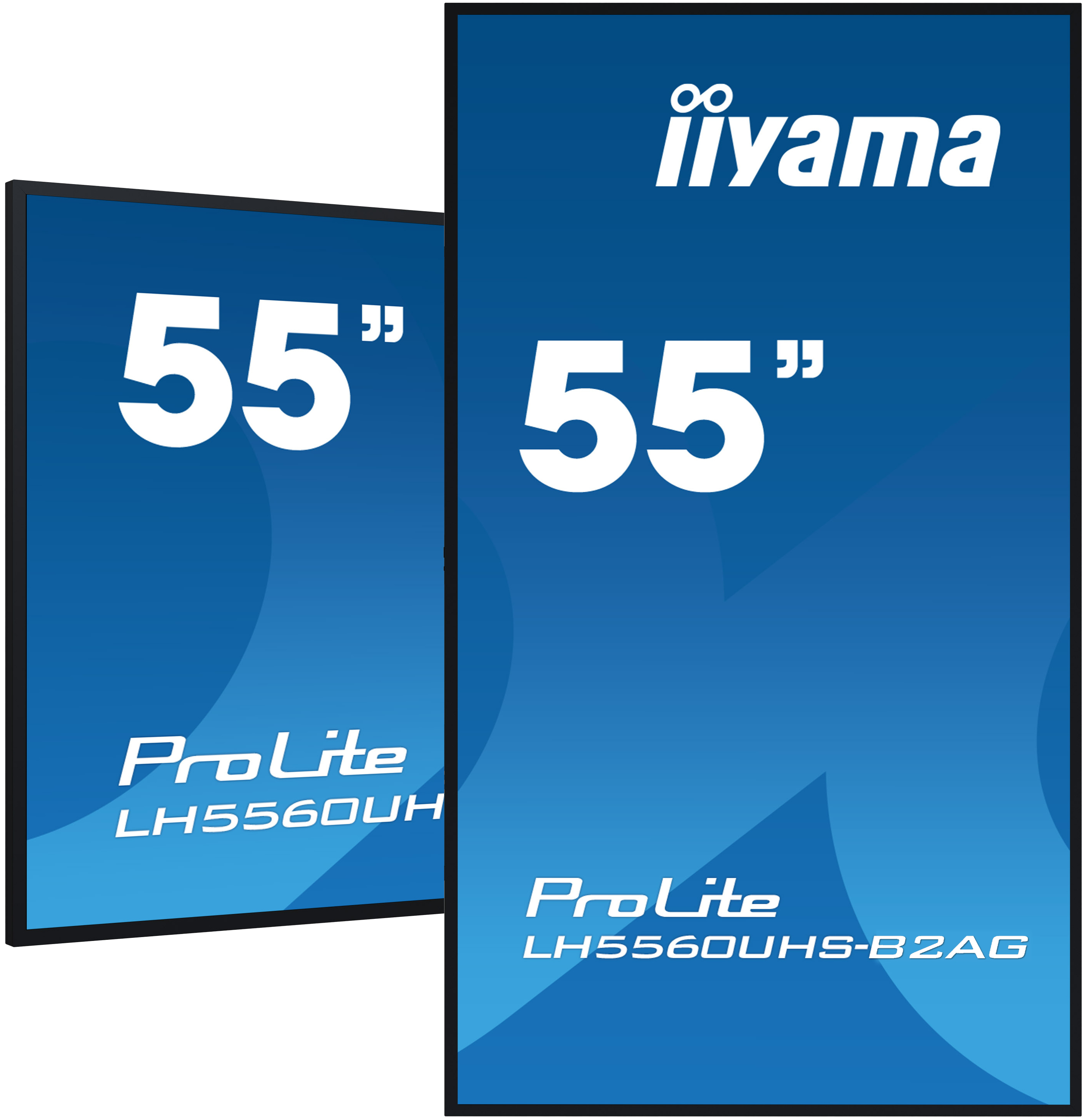 IIYAMA LFD ProLite LH5560UHS-B2AG Werbung, Plakat, Text