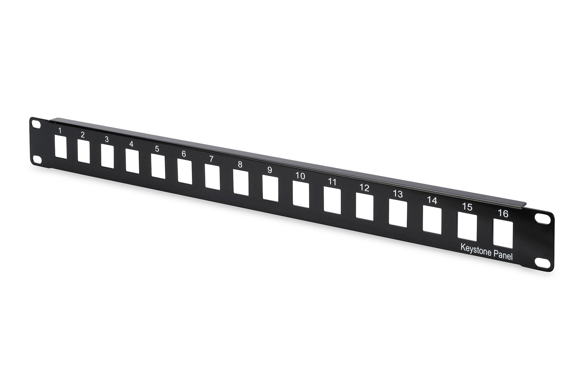 Rack Panel, Keystone Panel, Abdeckung, Montage-Leiste, 16-Slot-Panel