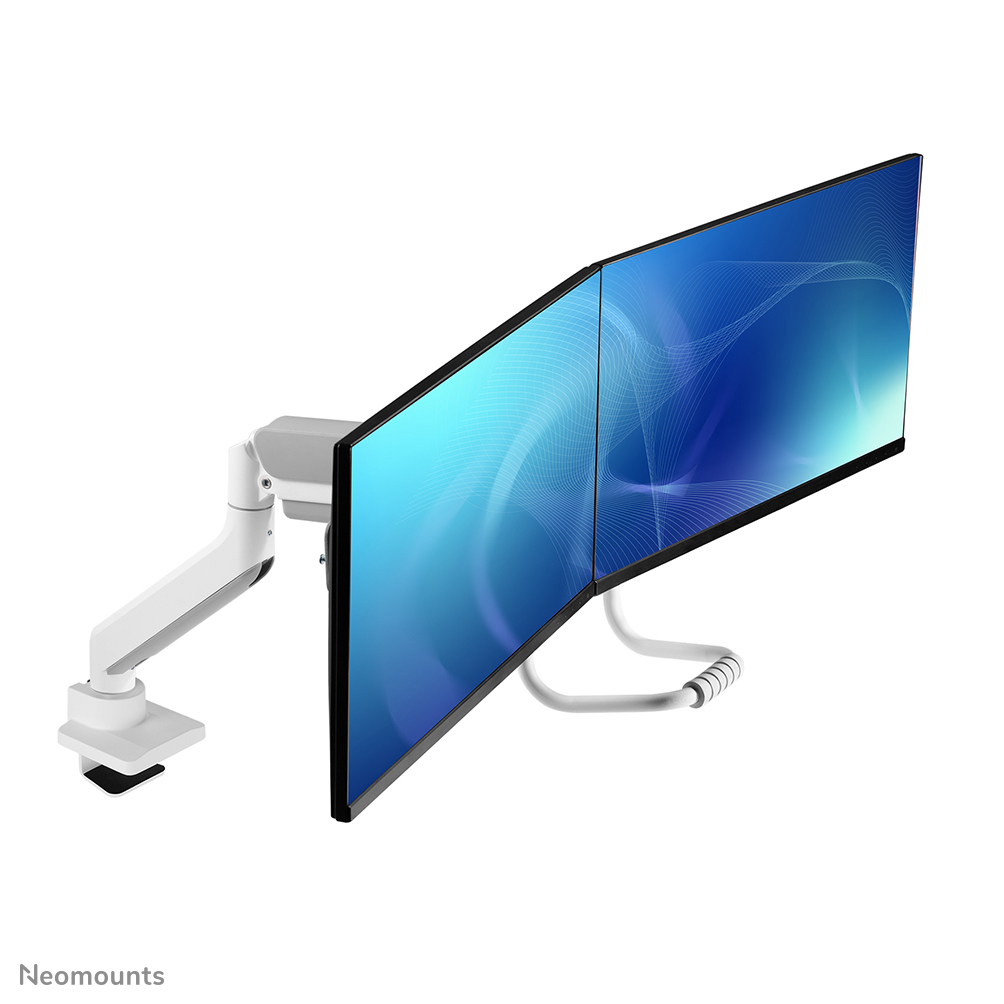 Neomounts Monitor-Tischhalterung - Klemme /Bolzen - 8 kg - 43,2 cm (17 Zoll) - 81,3 cm (32 Zoll) - 100 x 100 mm - Weiß