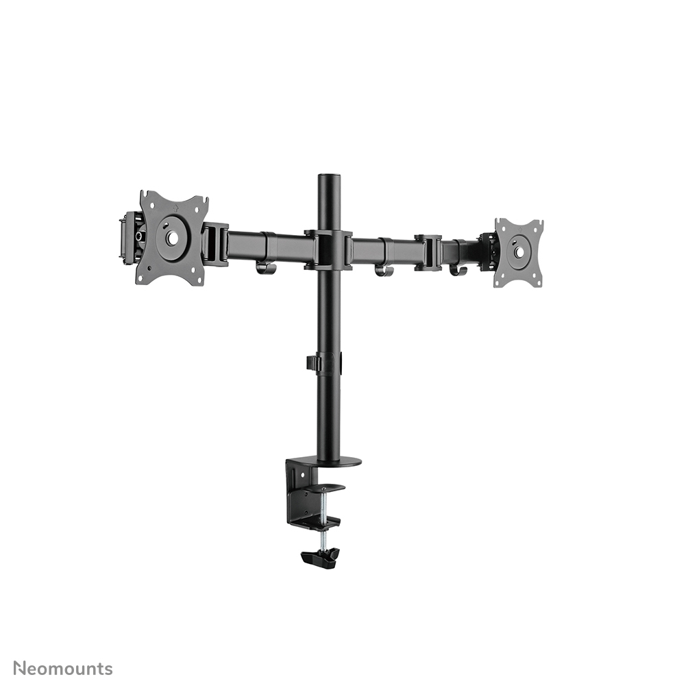 Neomounts Select Flachbild Tischhalterung - Klemme /Bolzen - 8 kg - 25,4 cm (10") - 68,6 cm (27") - 100 x 100 mm - Schwarz