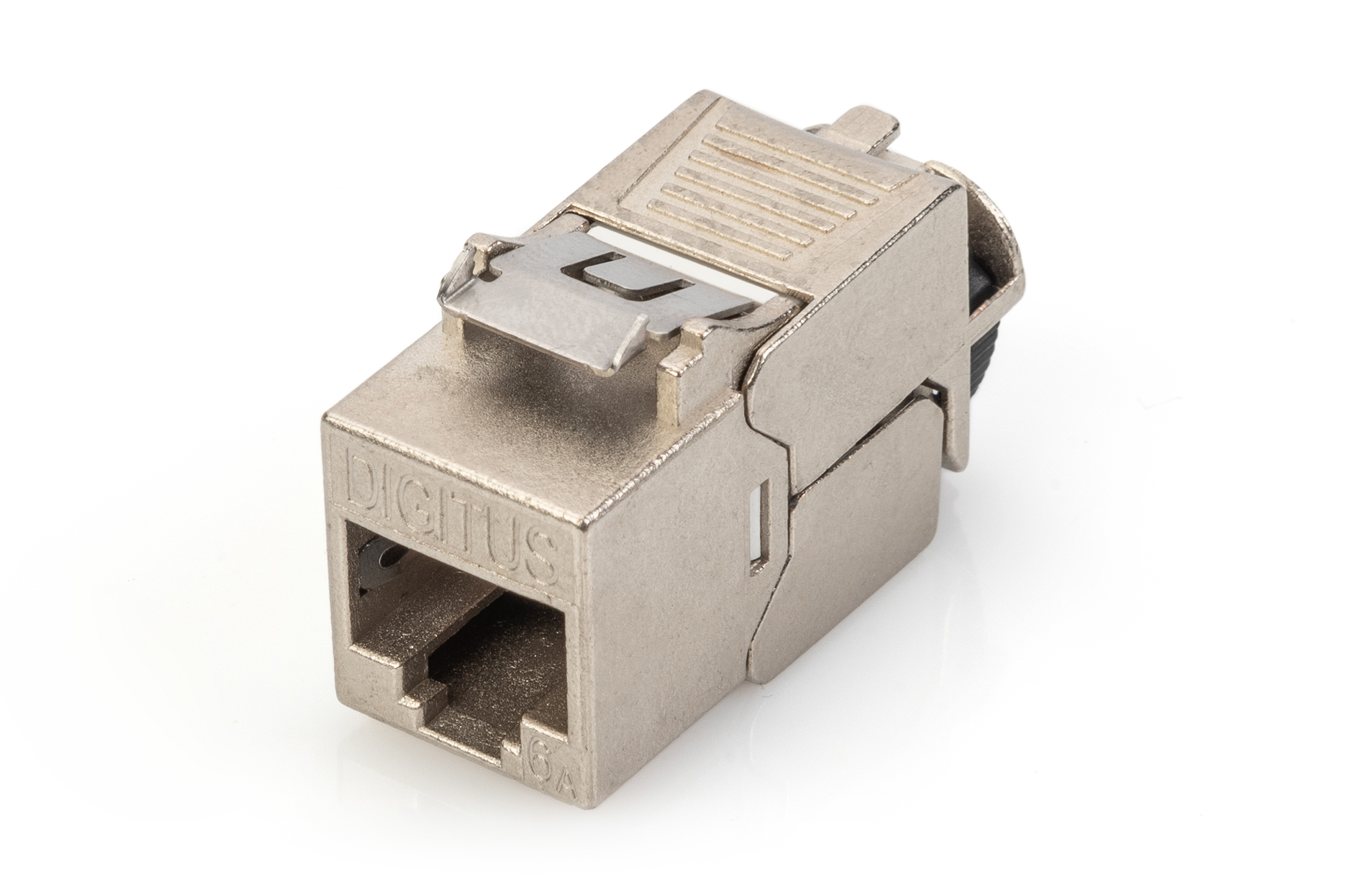 DIGITUS DN-93619-24 CAT 6A Keystone Modul, geschirmt mit intelligentem Kabelmanager, Set (24 Stück) Adapter, Elektronik