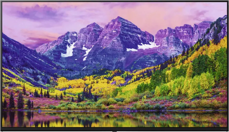 fernseher, tv, flachbildschirm, 4k, landschaft