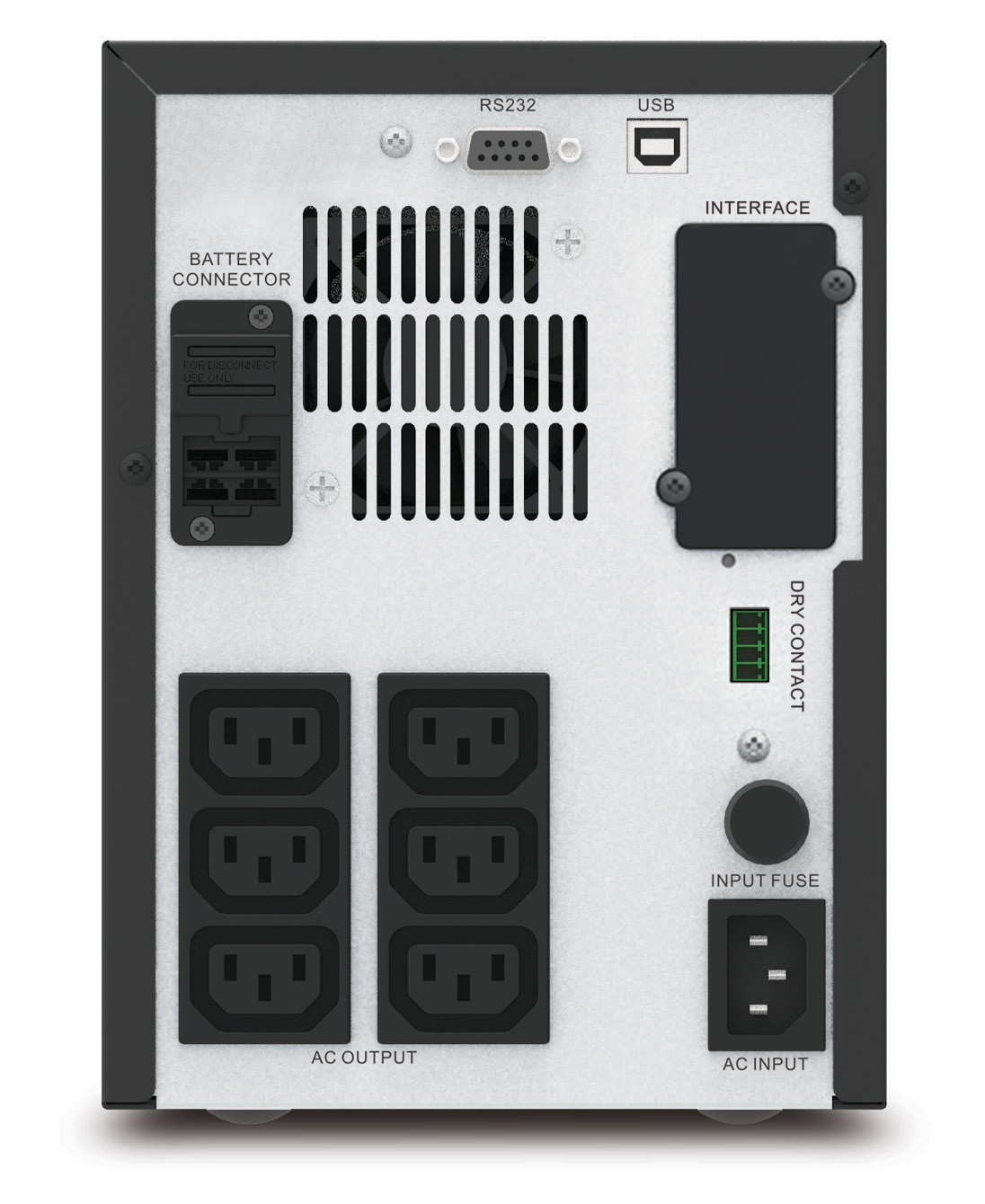 Stromversorgung, USV, AC-Ausgänge, Netzteil, Batterieanschluss