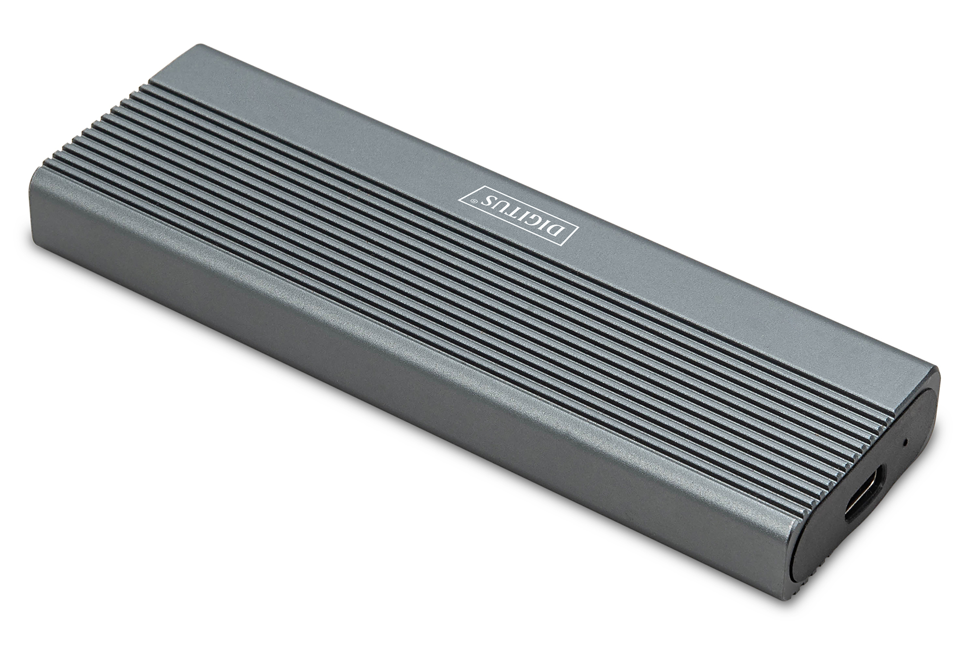 DIGITUS DA-71120-1 USB M.2 Festplattengehäuse, SSD, extern, NVMe, 10Gbps, USB 3.1 Gen2, Aluminium, werkzeugfrei