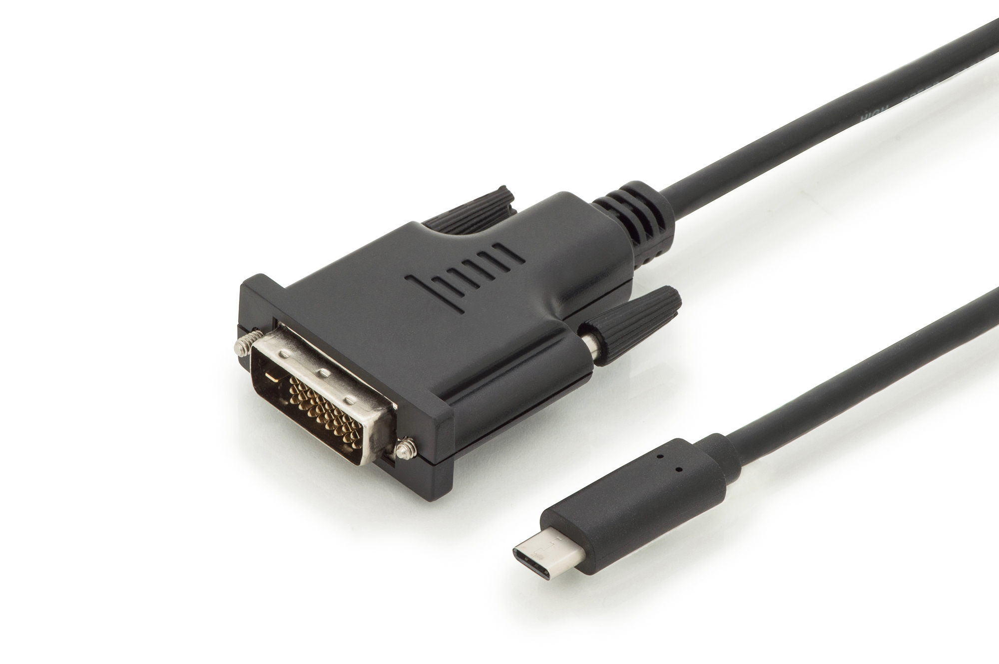 DIGITUS USB Type-C Adapterkabel, Type-C auf DVI St/St, 2.0m