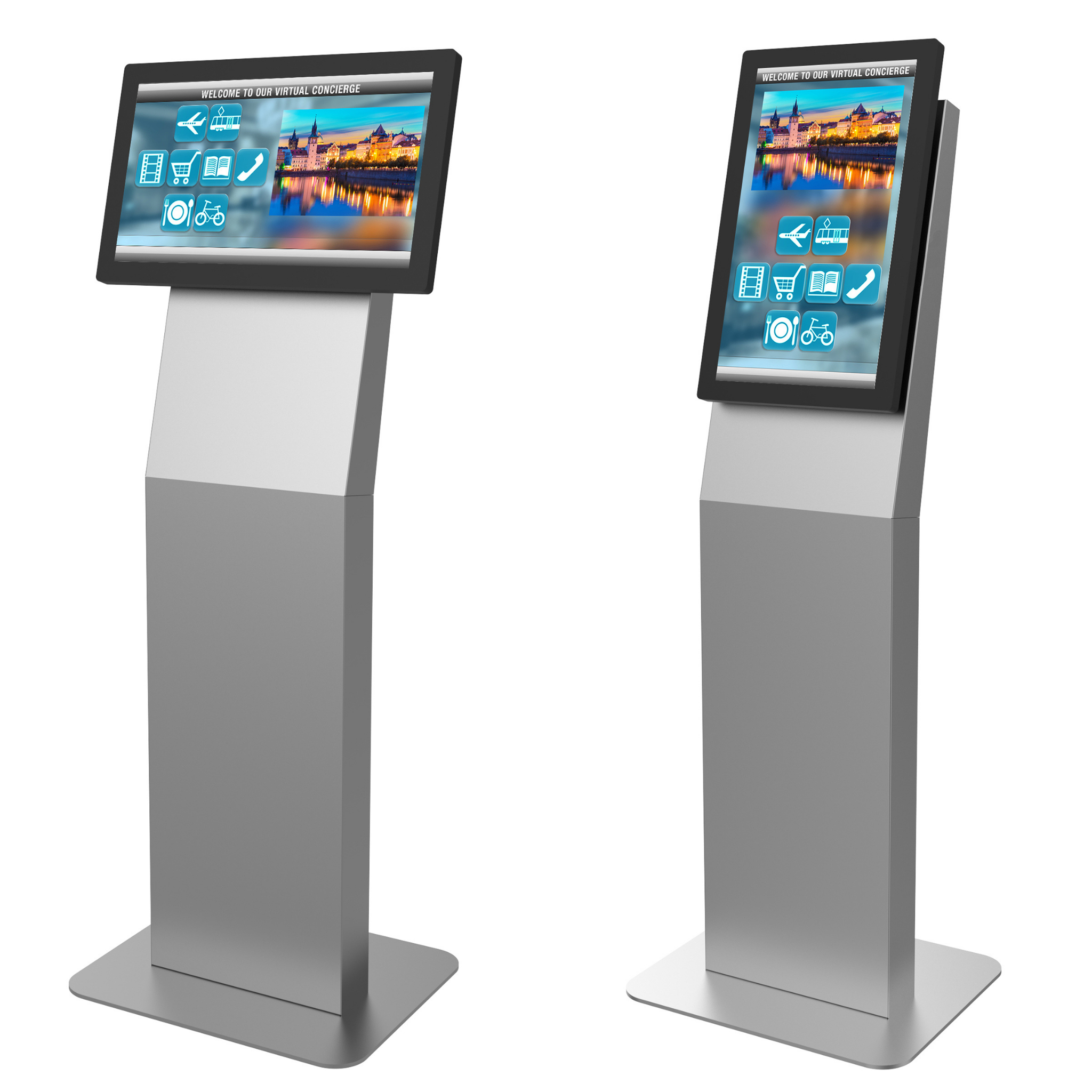 Peerless-AV Kiosk 15” – 32” Landscape/Portrait KIP522-S-EUK Kiosk, Computerausrüstung, Überwachen, Bildschirm