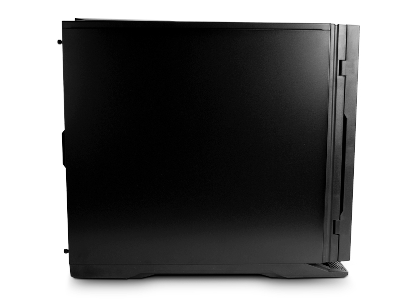 Gaming PC Gehäuse, Mid-Tower, Schwarz, Seitentür, Front-IO