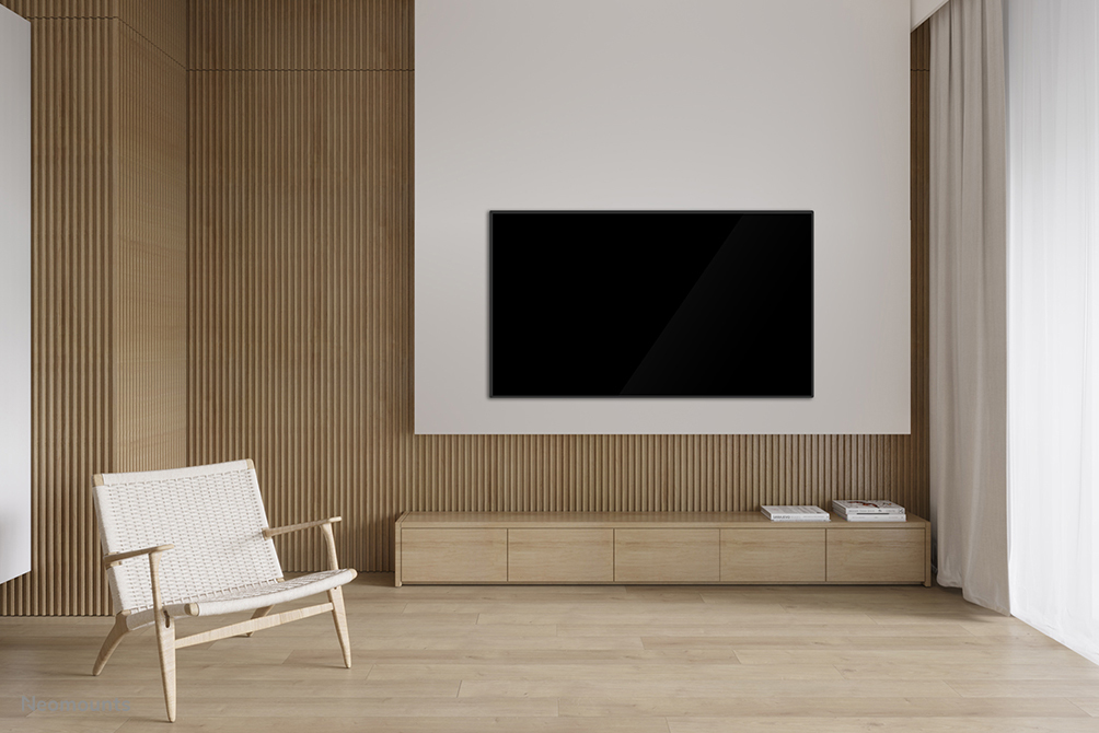 Neomounts Select TV-Wandhalterung - 101,6 cm (40 Zoll) - 2,08 m (82 Zoll) - 100 x 100 mm - 600 x 400 mm - 0 - 12 Grad  - Schwarz