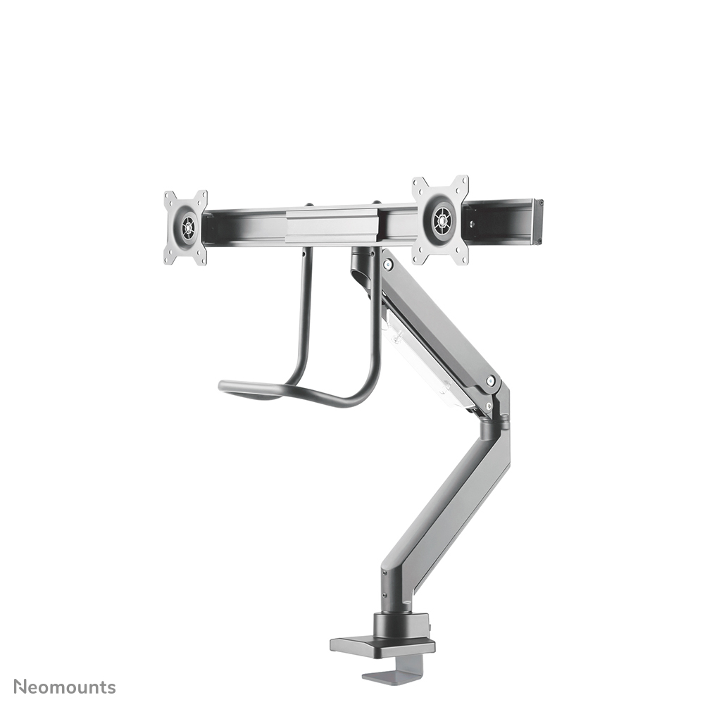Neomounts NM-D775DXSILVER Monitorarm 10-32" - Gasfeder - Topfix - 180°-Stopp Neomounts NM-D775DXSILVER Monitorarm 10-32" - Gasfeder - Topfix - 180°-Stopp