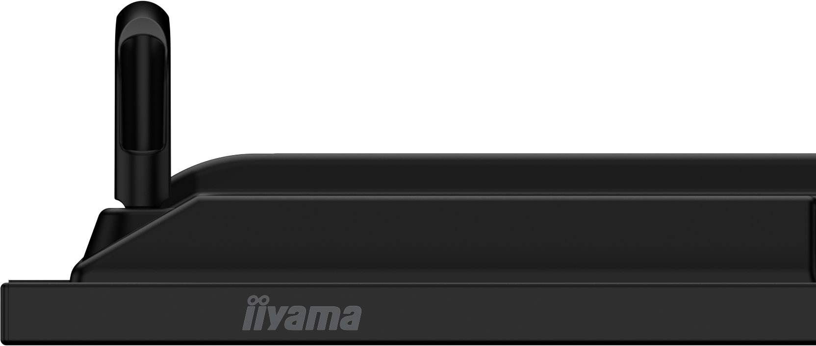 Arbeitsplatte, Schwarz, Monitorständer, Klemmbalter?, Iiyama
