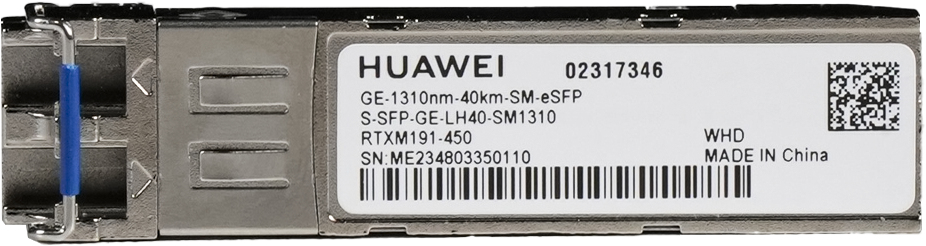 HUAWEI Transceiver S-SFP-GE-LH40-SM1310 Adapter, Elektronik, Computer-Ausrüstung, Computerausrüstung, QR-Code