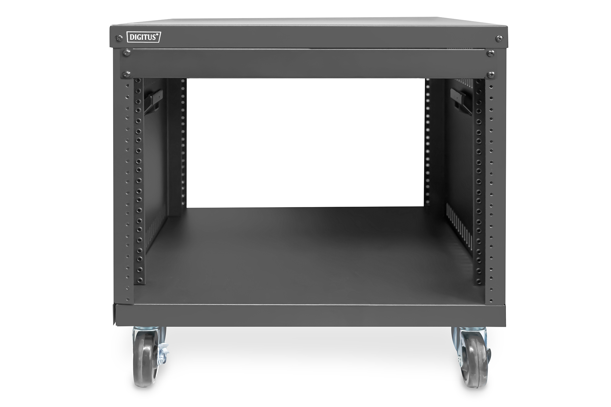 DIGITUS DN-48000 Universal 19-Zoll Equipment Rack mit Rollen, 8HE DIGITUS DN-48000 Universal 19-Zoll Equipment Rack mit Rollen, 8HE