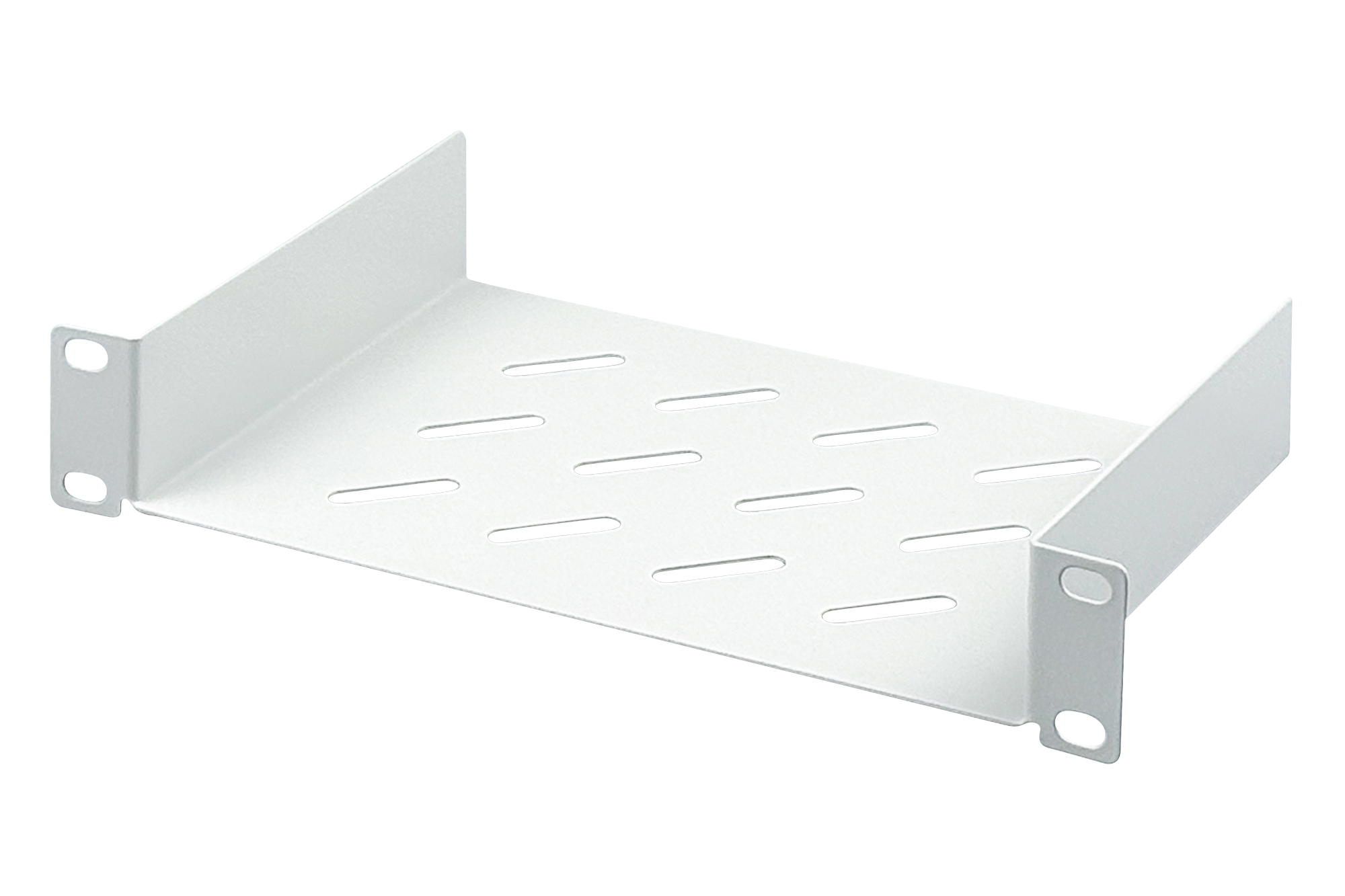 DIGITUS DN-10 TRAY-1 254 mm (10") 1HE Fachboden Aluminium, Ablage, Mobiliar