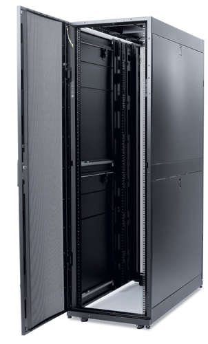 APC AR3307SP - NetShelter SX 48U 600mm Wide x 1200mm Deep Enclosure mit Sides Black -2000 lbs. Shock Packaging