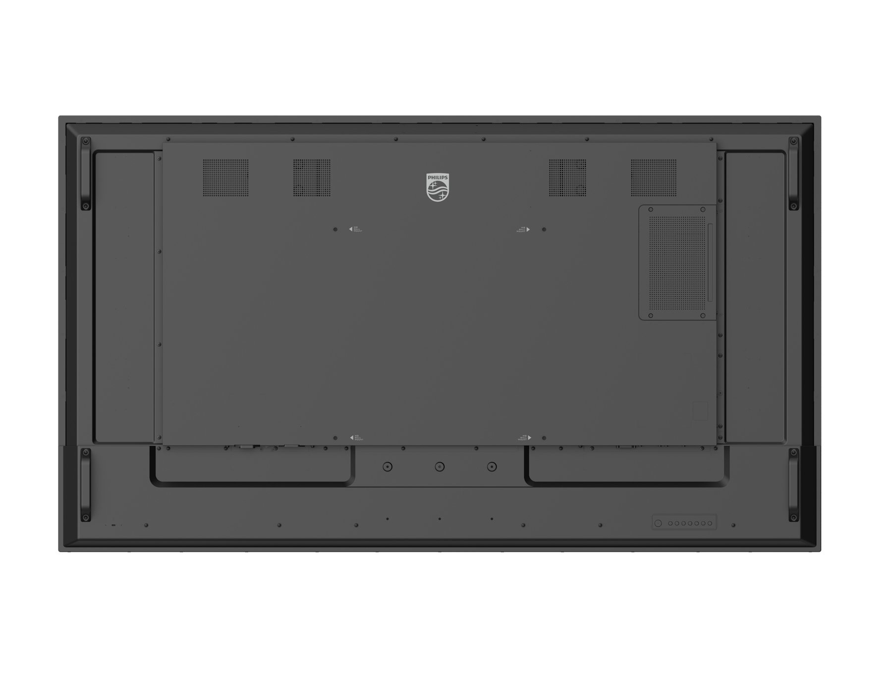 Monitor, LED, Rückseite, Rückseite Panel, belüftet Panel