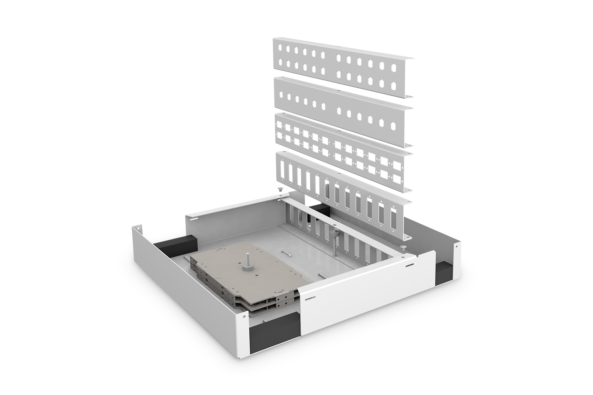 DIGITUS DN-96800M-2 LWL Unibox zur Wandmontage, Medium