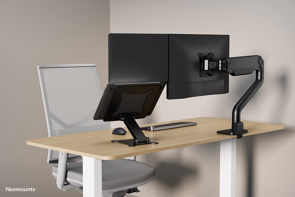 Neomounts Notebook Desk Stand ergonomic portable height adjustable