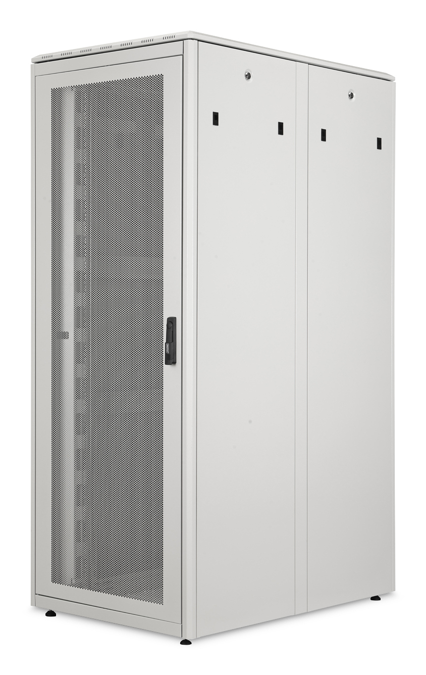Servergehäuse, Datenrack, Netzwerkrack, Stahlgehäuse, Belüftete Tür