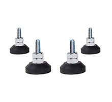 B-TECH Levelling Feet for BT856X Designer Trolleys - 4pcs Maschine, Schraube